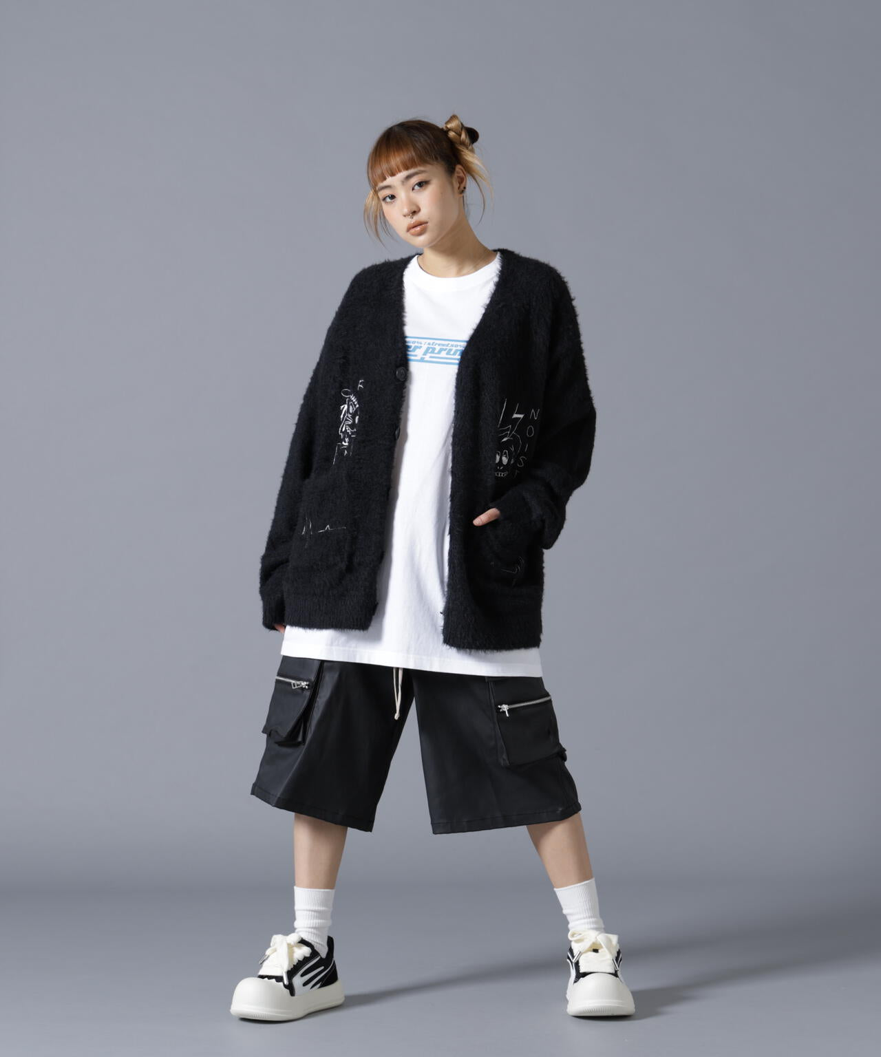overprint/オーバープリント/PINC NOISE MOHAIR CARDIGAN