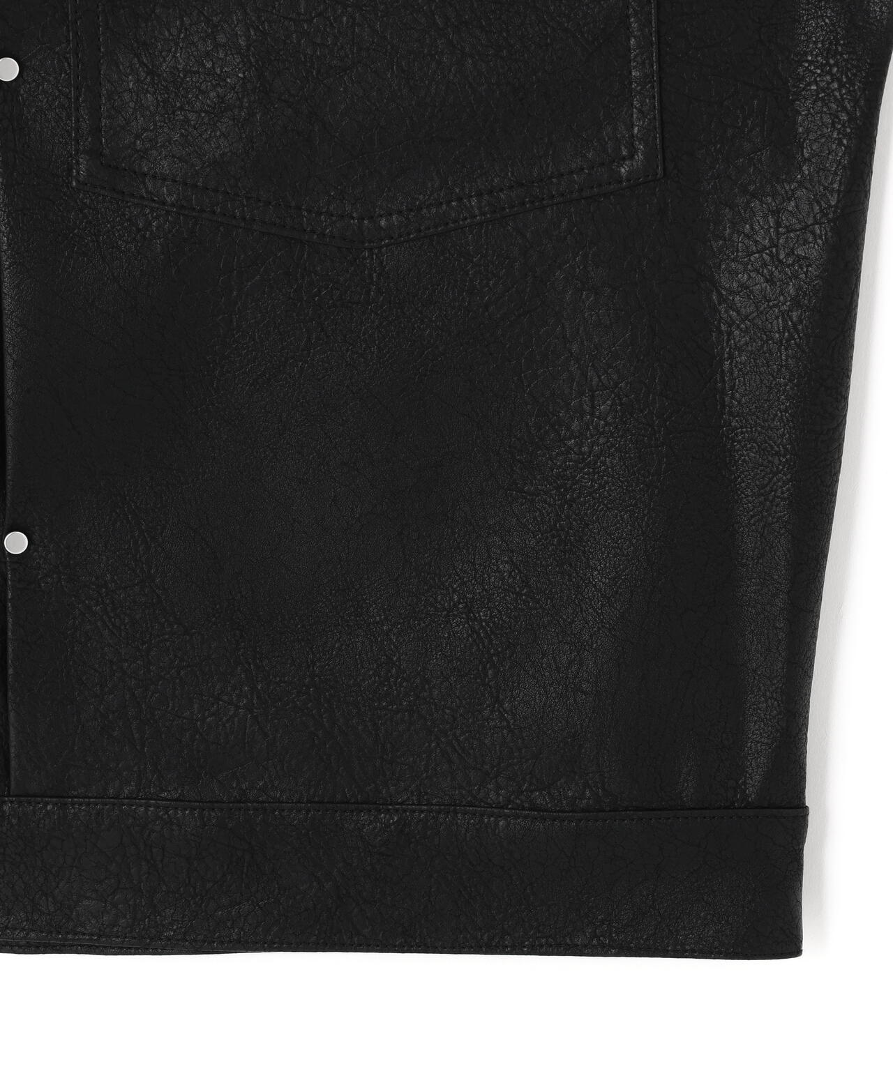 DankeSchon/ダンケシェーン/FAUX LEATHER 2nd JACKET