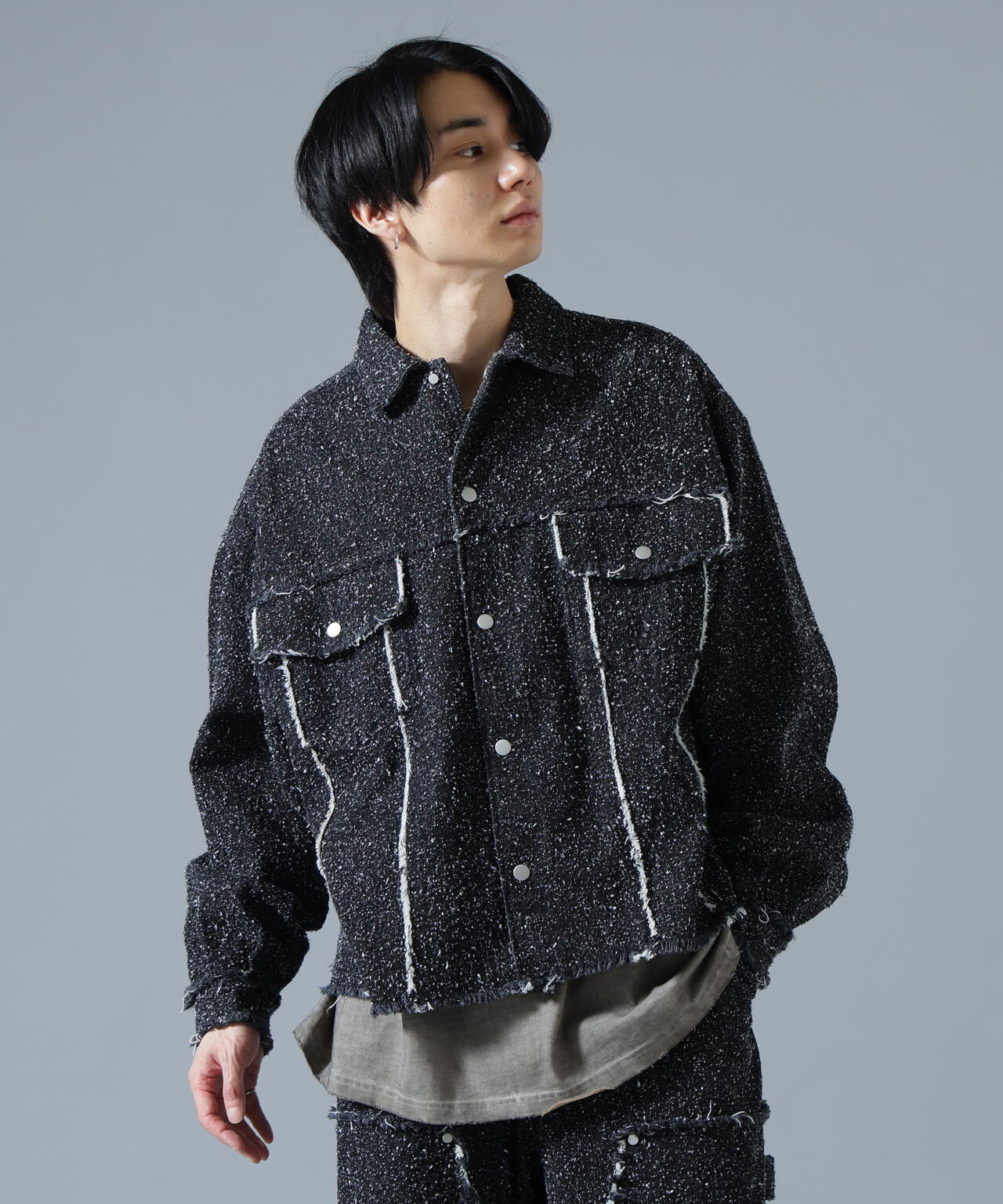 DankeSchon/ダンケシェーン/NEEDLEPUNCH DENIM 3RD JACKET