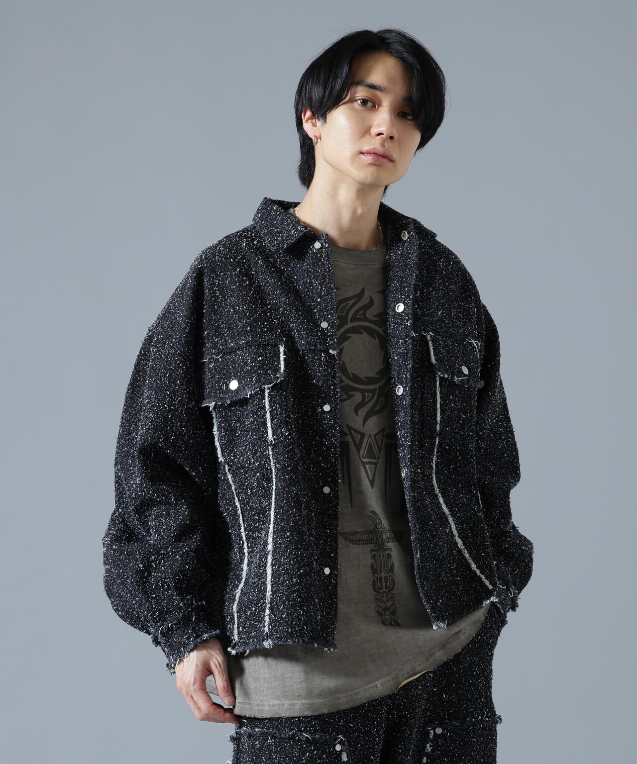 DankeSchon/ダンケシェーン/NEEDLEPUNCH DENIM 3RD JACKET