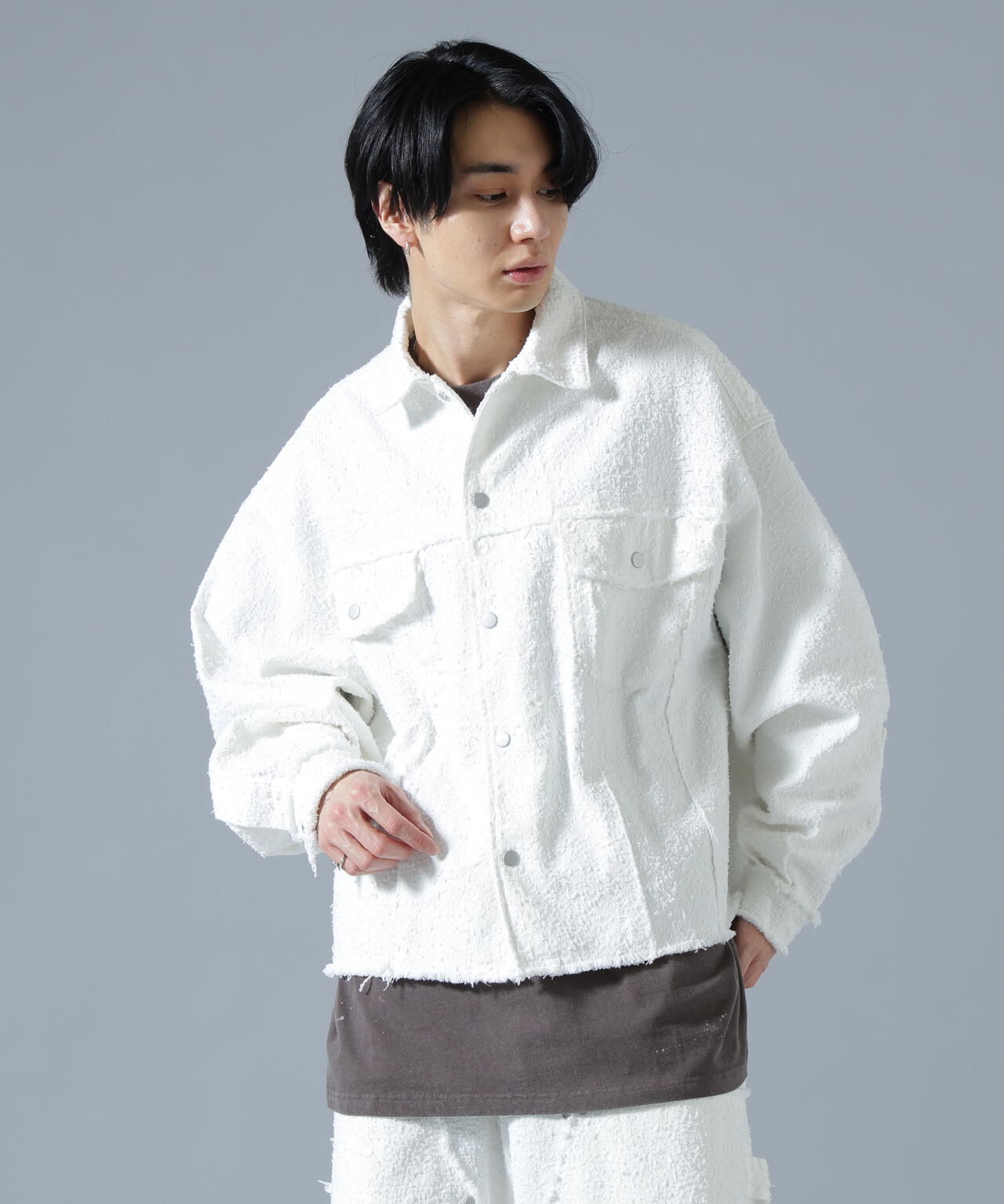 DankeSchon/ダンケシェーン/NEEDLEPUNCH DENIM 3RD JACKET