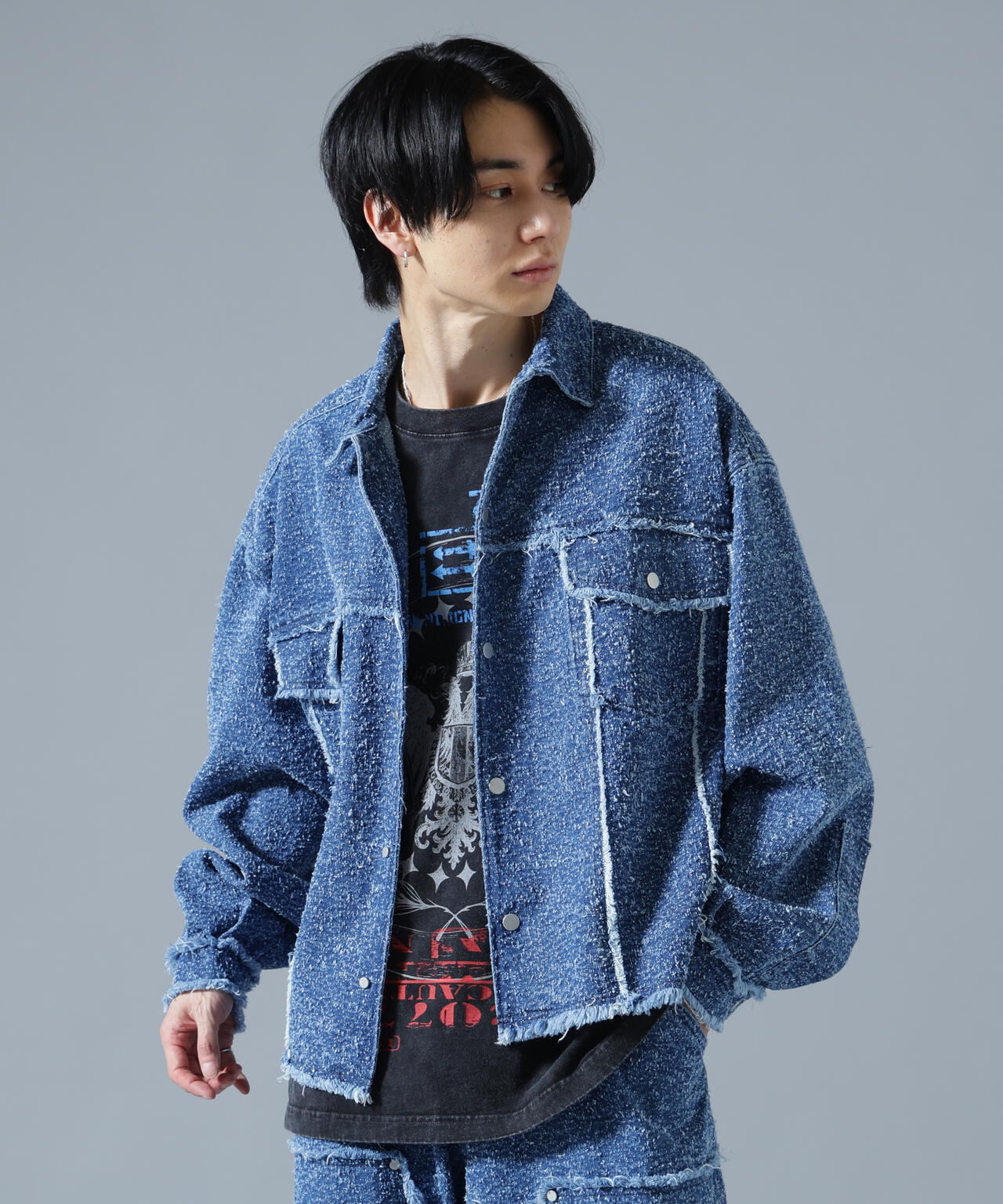 DankeSchon/ダンケシェーン/NEEDLEPUNCH DENIM 3RD JACKET