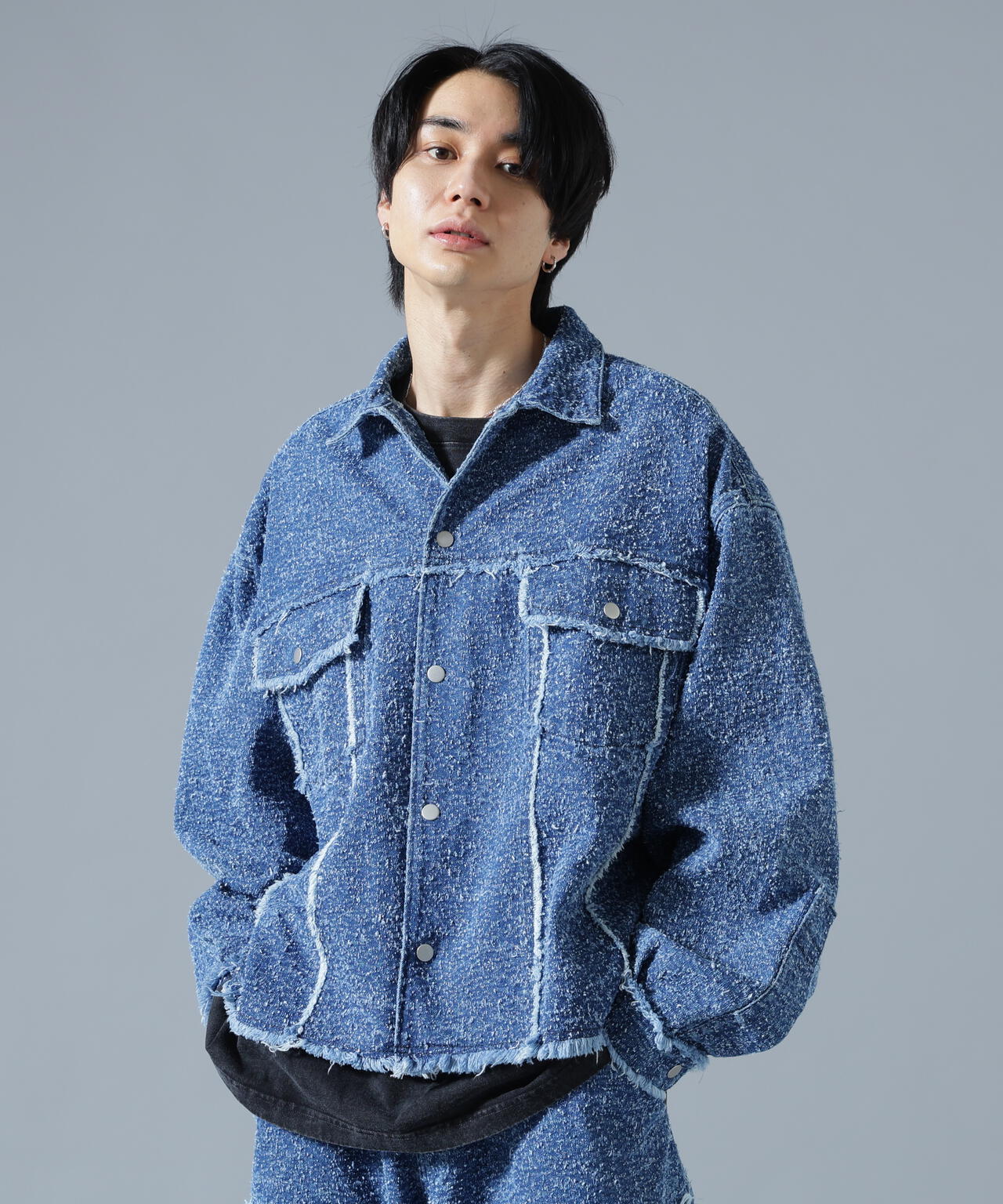 DankeSchon/ダンケシェーン/NEEDLEPUNCH DENIM 3RD JACKET