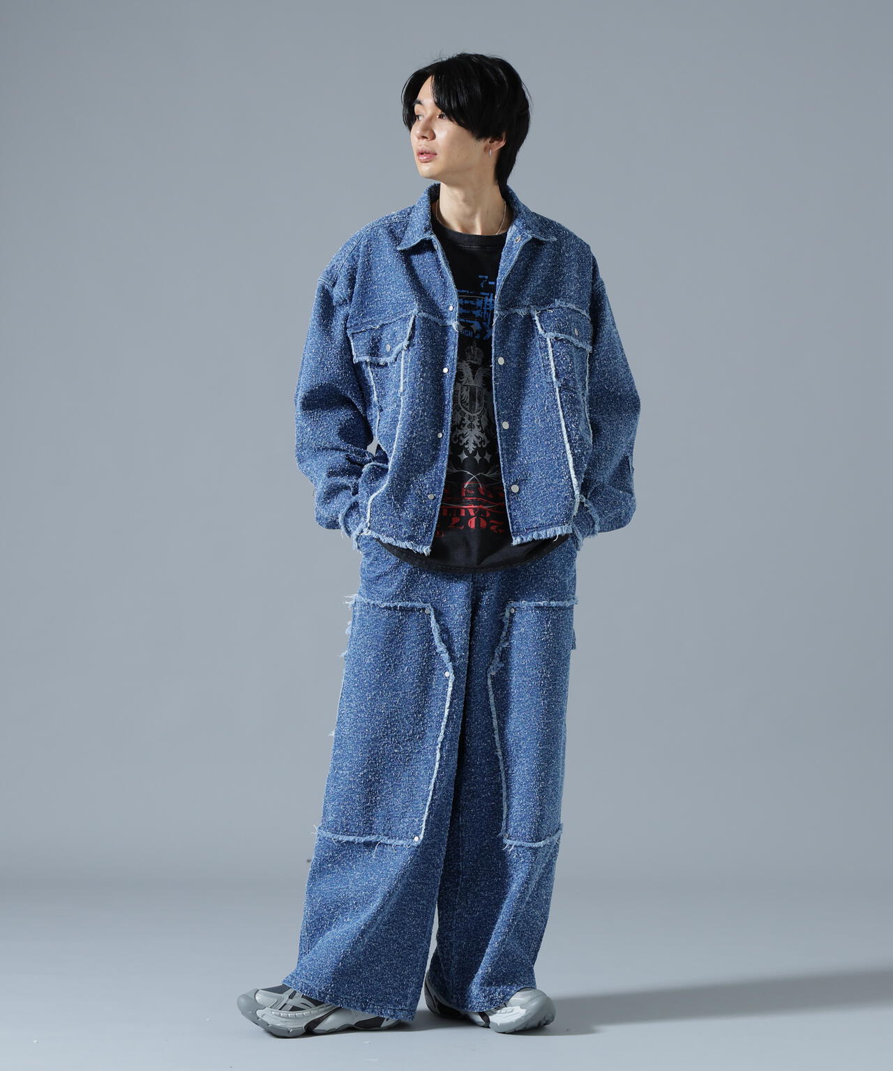 DankeSchon/ダンケシェーン/NEEDLEPUNCH DENIM 3RD JACKET