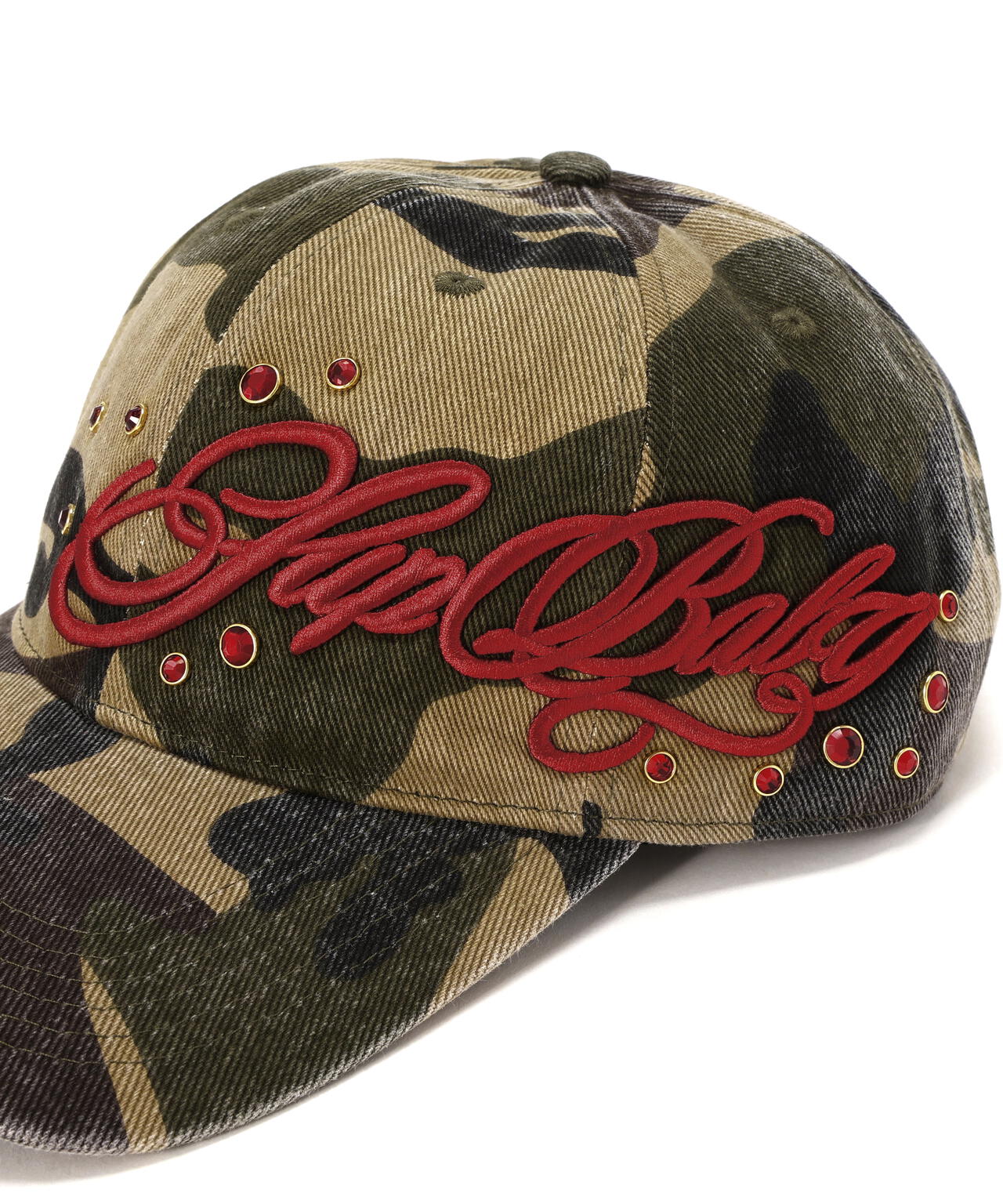 SupBaby by SUPPLIER/Jewel Studs Embroidery Logo 6 Panel Cap