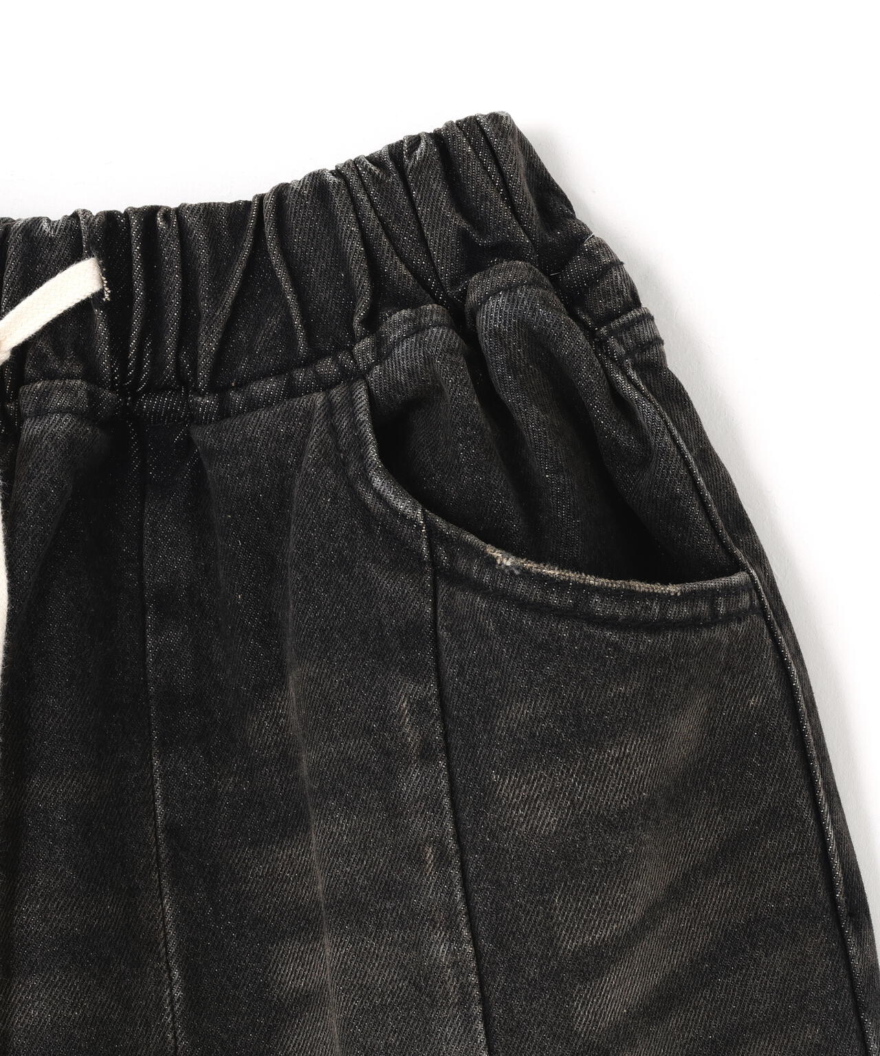 SIS/エスアイエス/Washed Wide Denim Pants