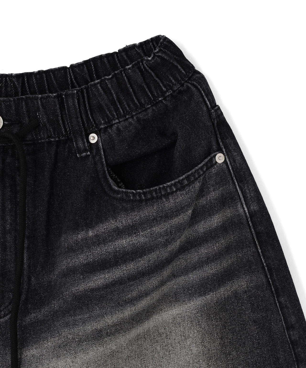 SIS/エスアイエス/Washed Wide Denim Pants