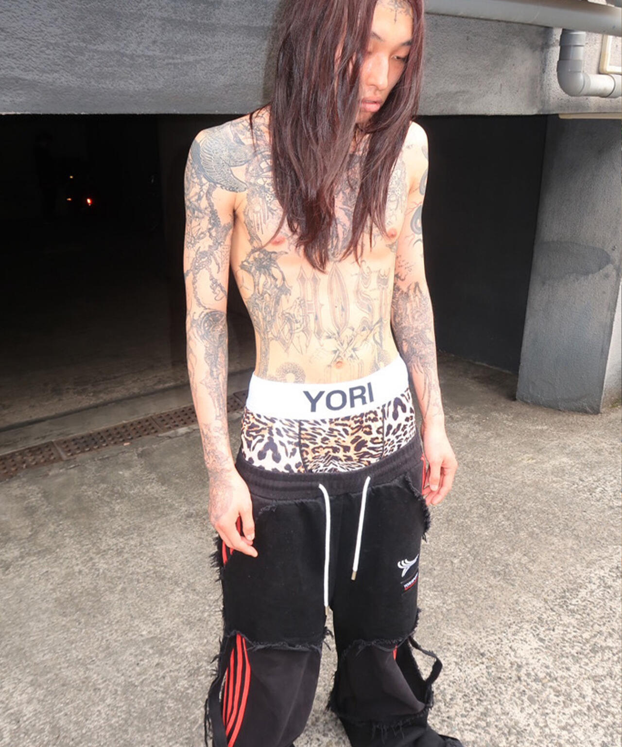 RECKLESS SCHOLARS×YORI SPORT/レックレス スカラーズ×ヨリスポーツ/【LHP別注】Damege pants