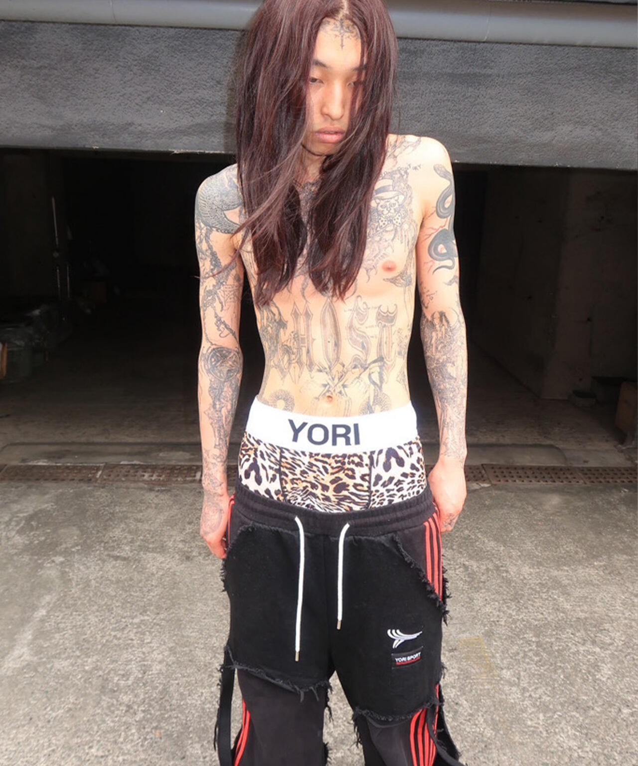 RECKLESS SCHOLARS×YORI SPORT/レックレス スカラーズ×ヨリスポーツ/【LHP別注】Damege pants