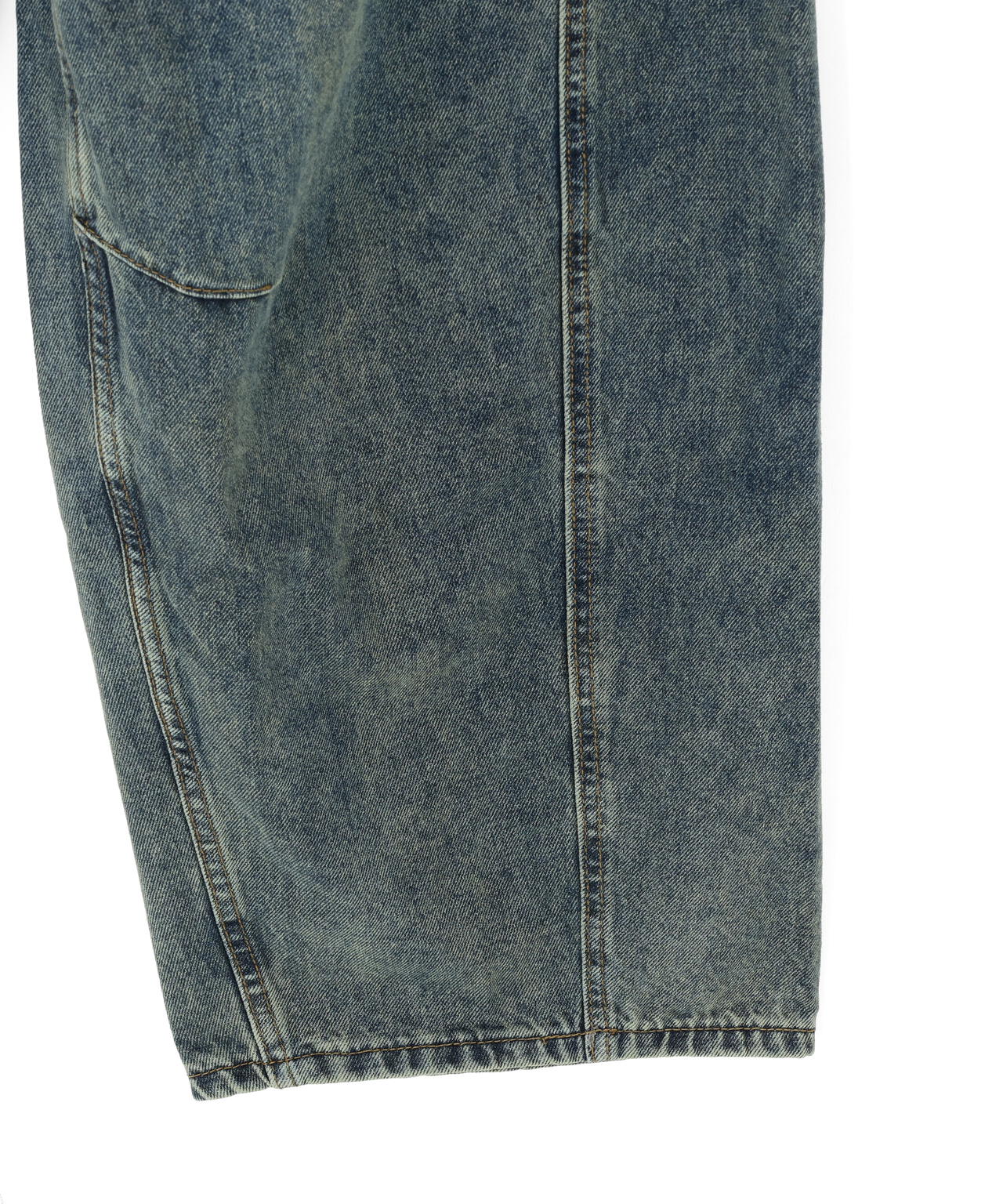 MAVYTH/メヴィス/3D CURVED BAGGY DENIM PANTS
