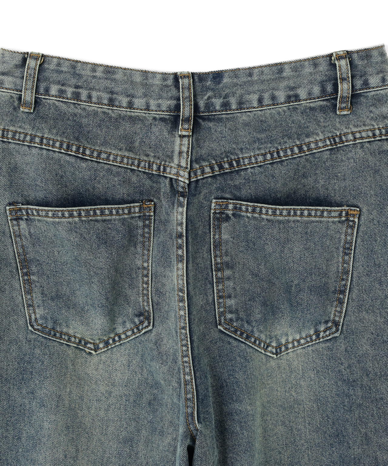 MAVYTH/メヴィス/3D CURVED BAGGY DENIM PANTS