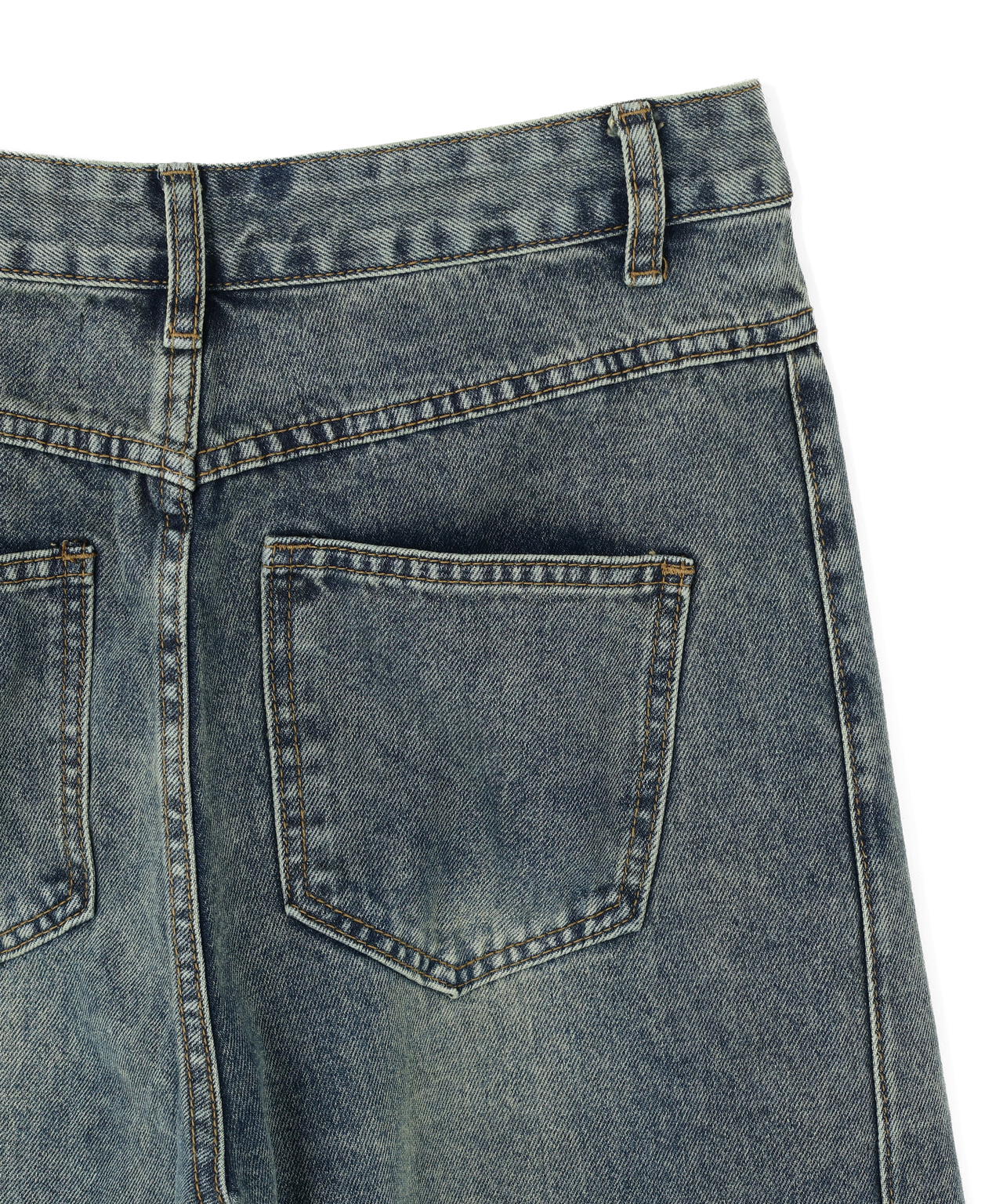 MAVYTH/メヴィス/3D CURVED BAGGY DENIM PANTS
