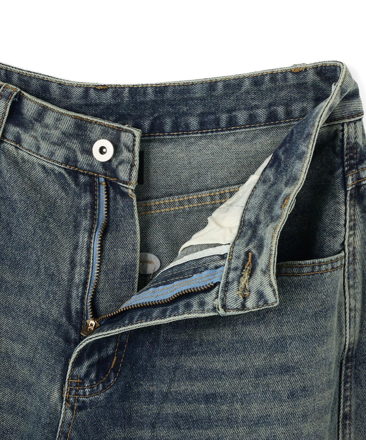 MAVYTH/メヴィス/3D CURVED BAGGY DENIM PANTS