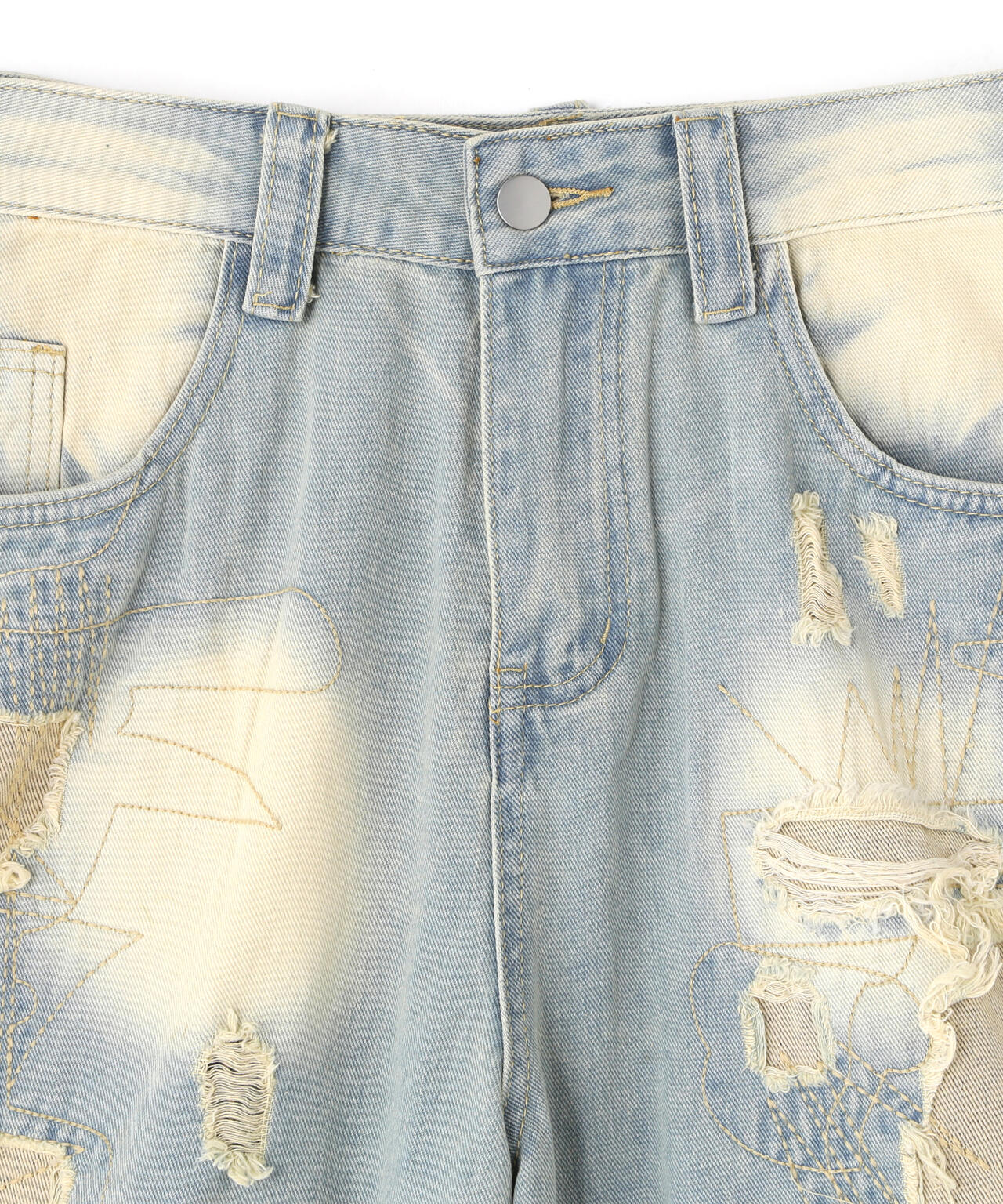 MAVYTH/メヴィス/CRUSH LOOSE DENIM PANTS