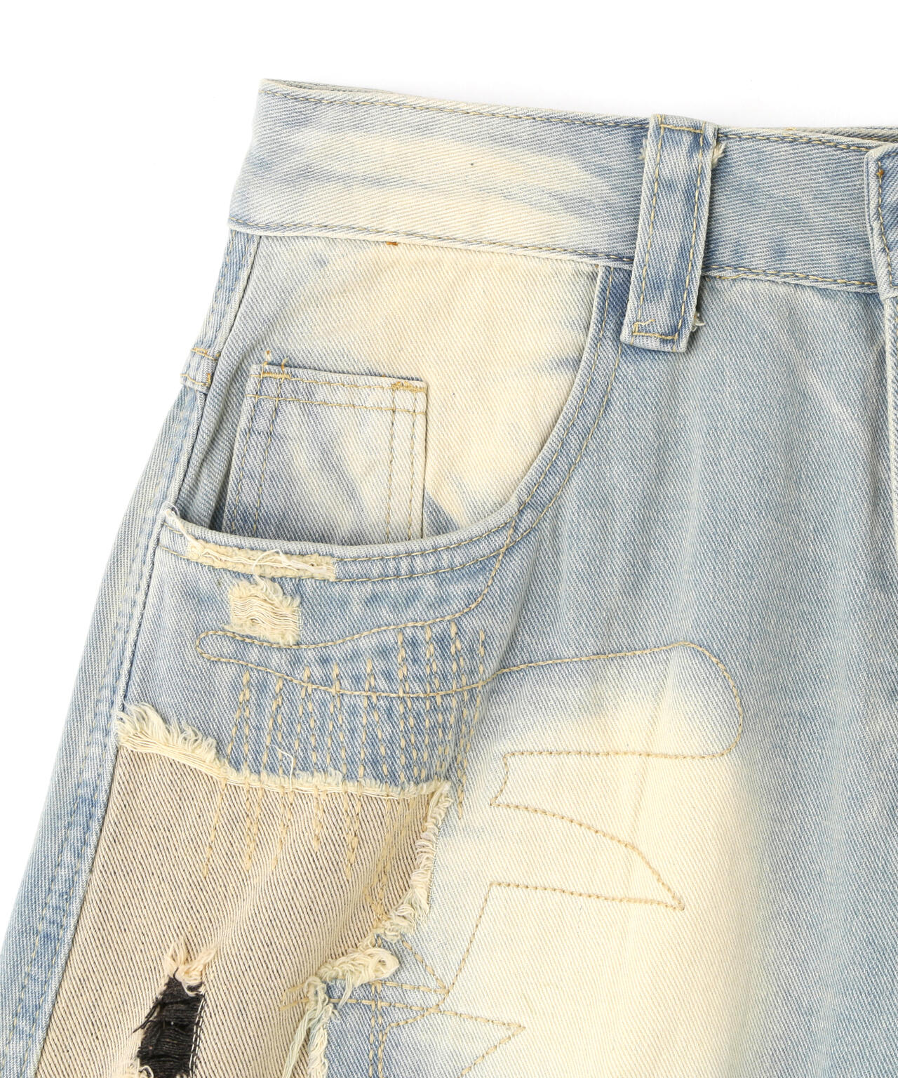 MAVYTH/メヴィス/CRUSH LOOSE DENIM PANTS