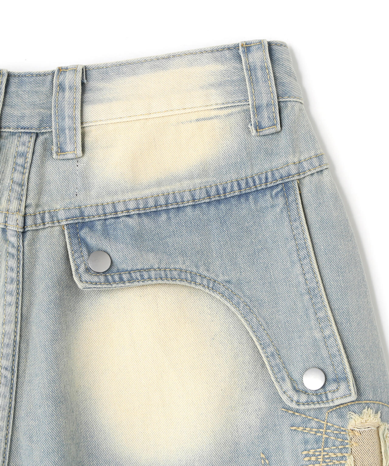 MAVYTH/メヴィス/CRUSH LOOSE DENIM PANTS