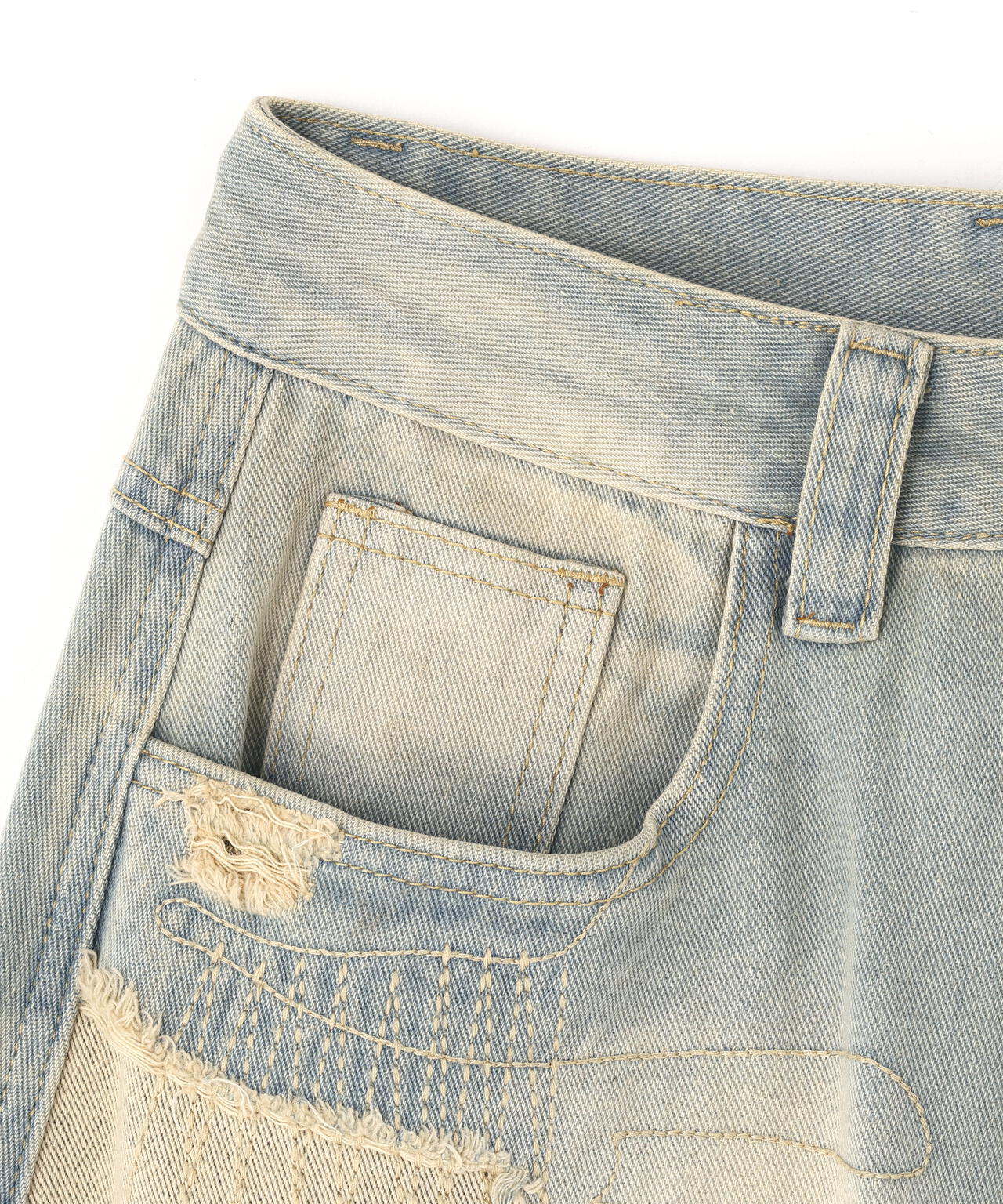 SIS/エスアイエス/Layred Crush Denim