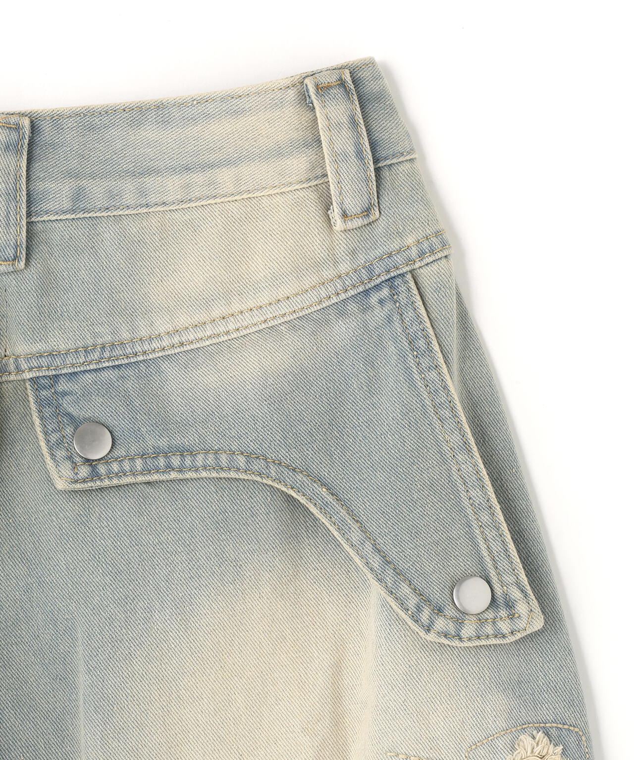 SIS/エスアイエス/Layred Crush Denim