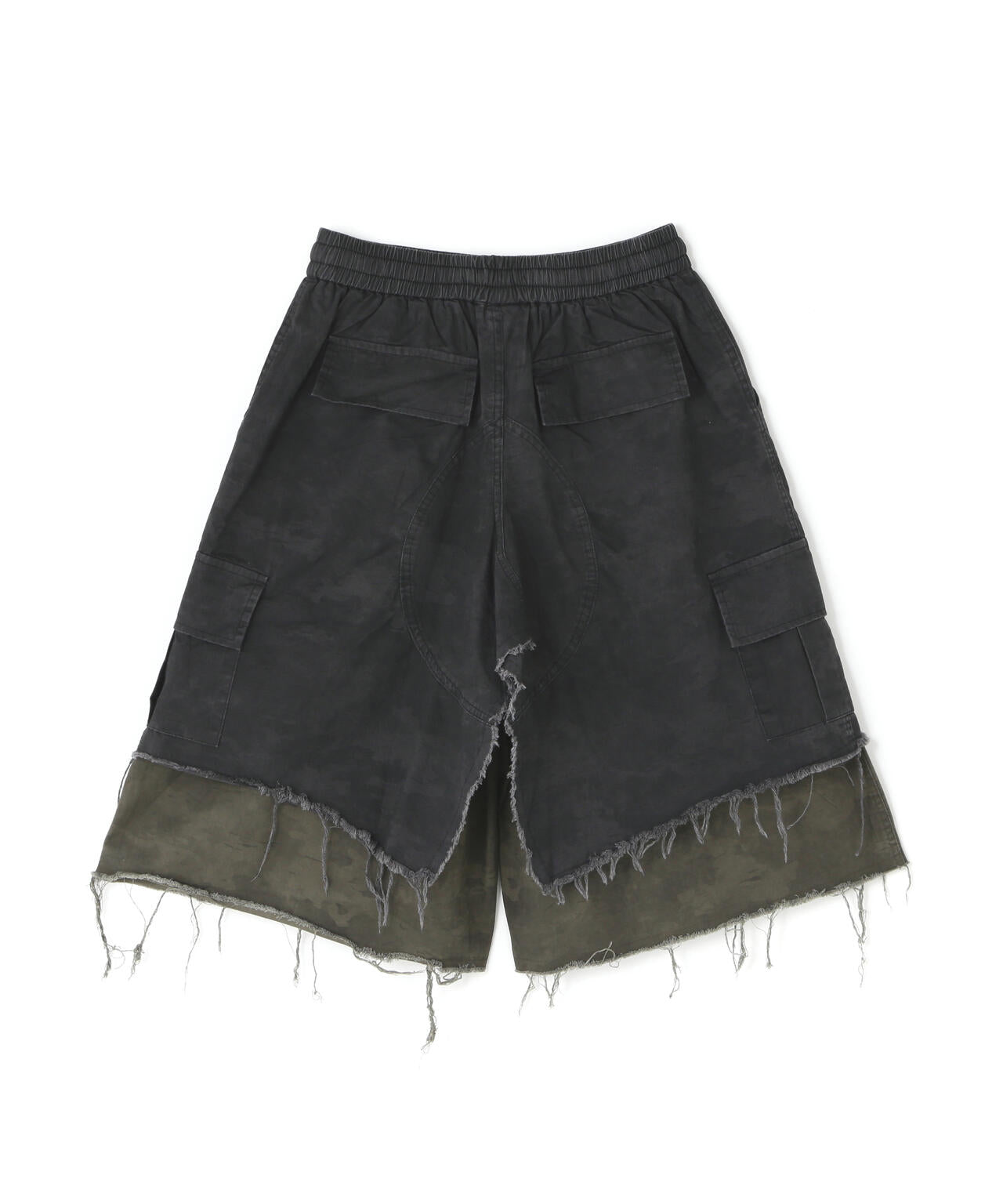 MAVYTH/メヴィス/LAYERED CAMO SHORTS