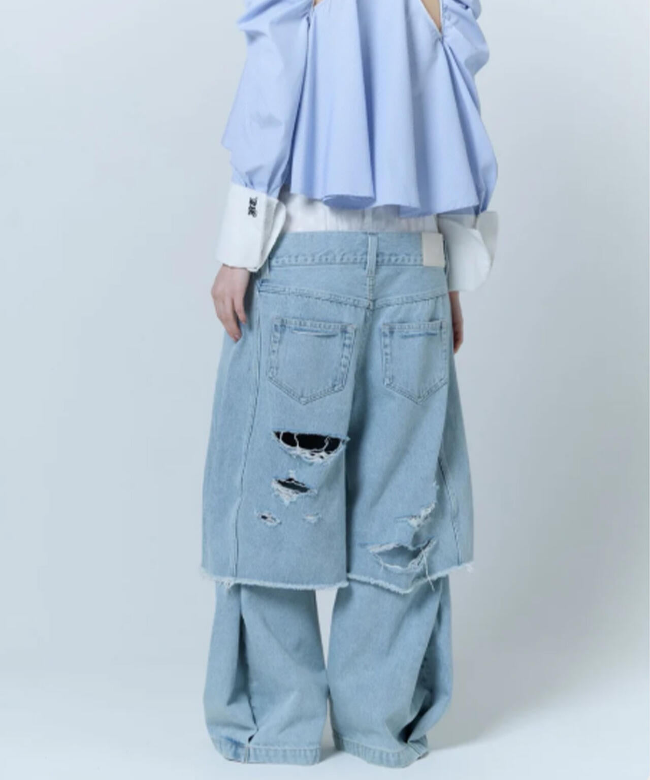 neith./ネイス/Destroyed Denim and Leg cover