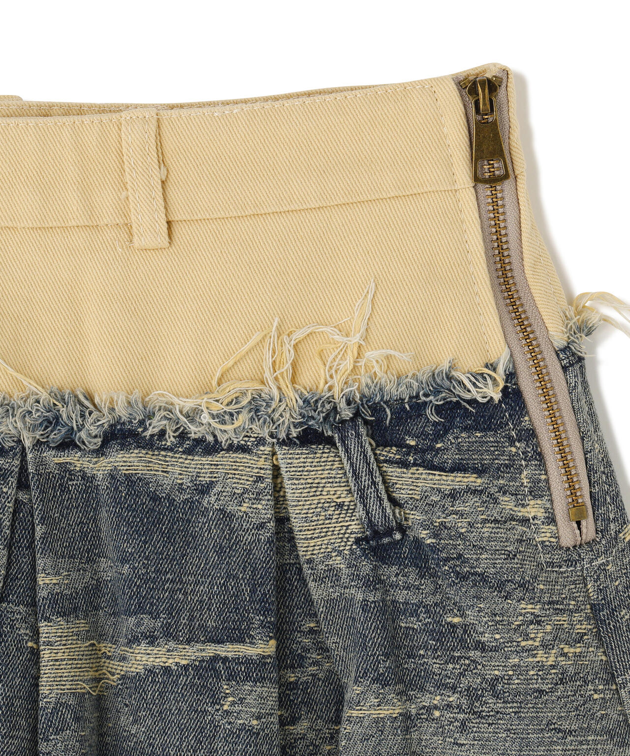 MAVYTH/メヴィス/DENIM PLEATS MINI SKIRT