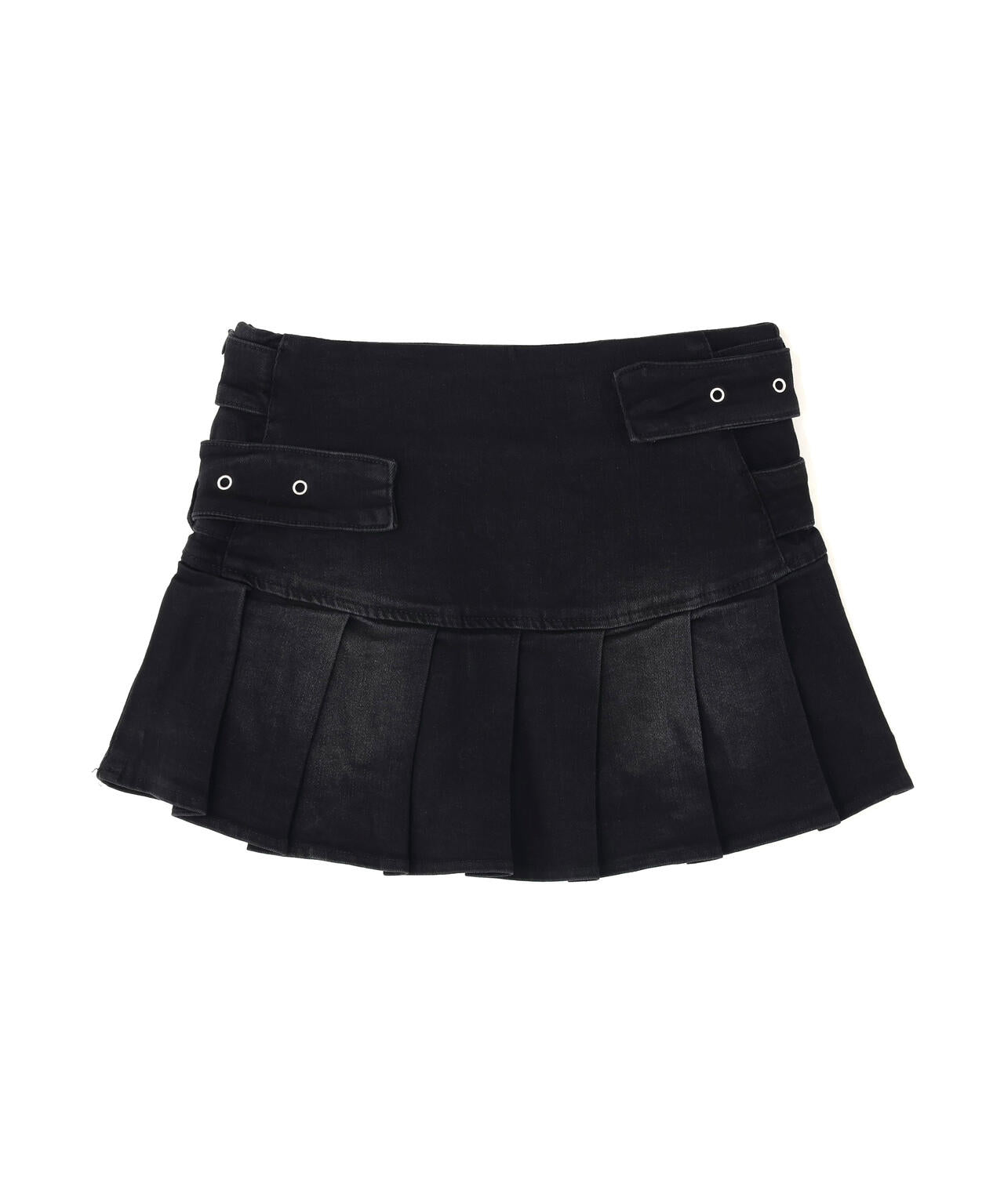 MAVYTH/メヴィス/W BELT DENIM MINI SKIRT