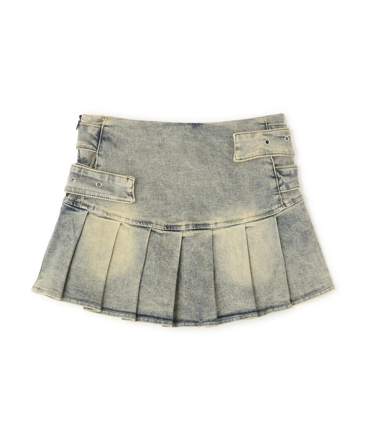 MAVYTH/メヴィス/W BELT DENIM MINI SKIRT