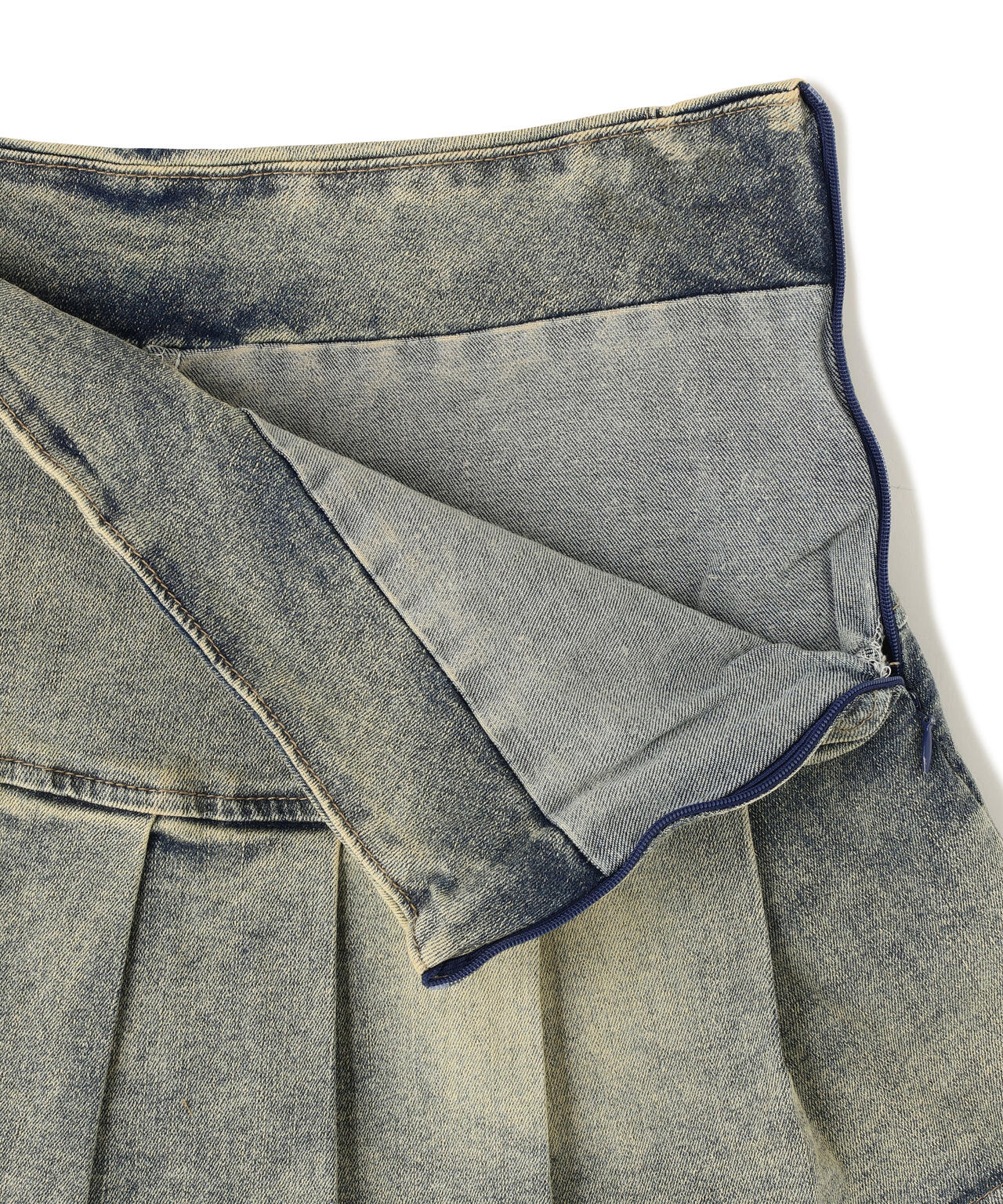 MAVYTH/メヴィス/W BELT DENIM MINI SKIRT