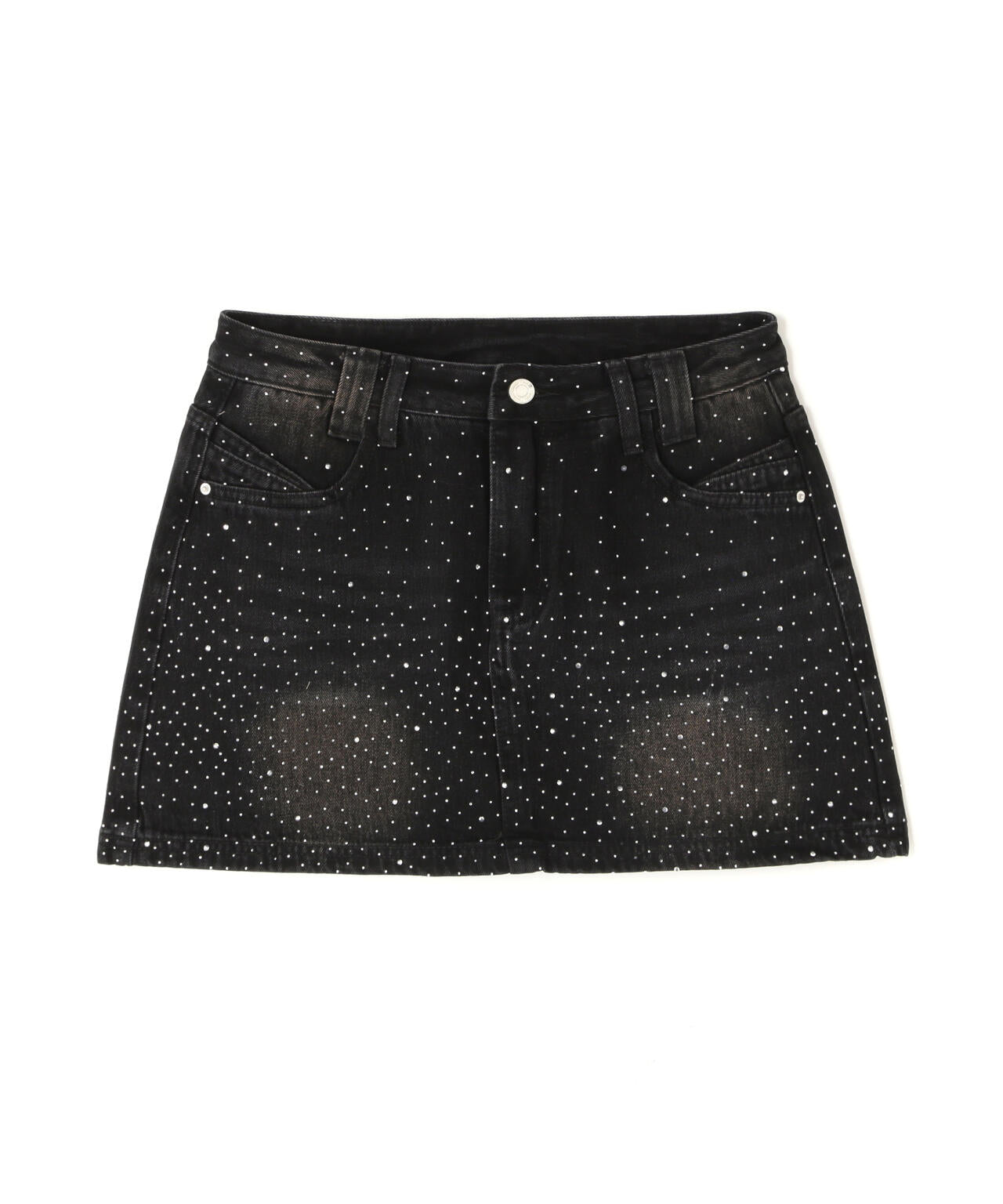 MAVYTH/メヴィス/RHINESTONE MINI SKIRT