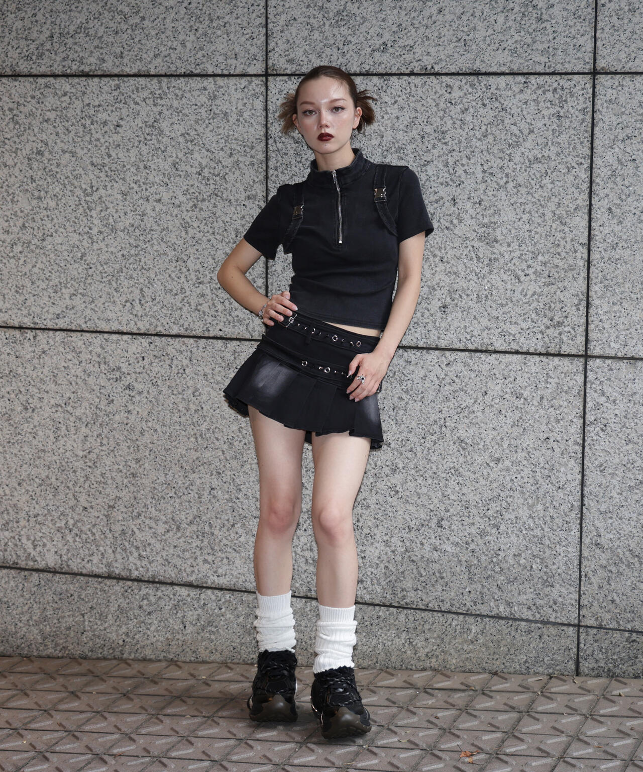 MAVYTH/メヴィス/DOUBLE BELTED SKIRT