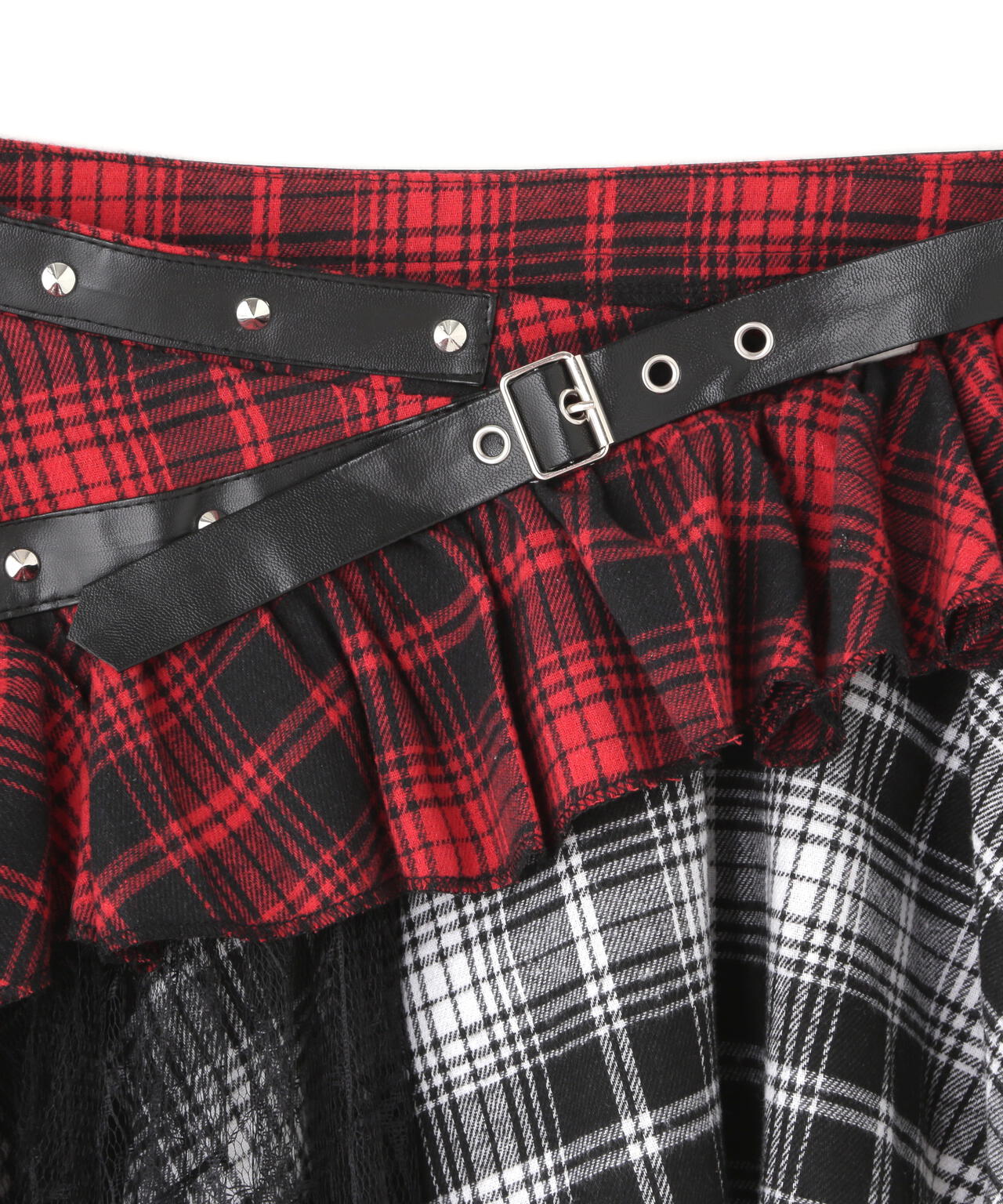MAVYTH/メヴィス/CHECK WRAP SKIRT