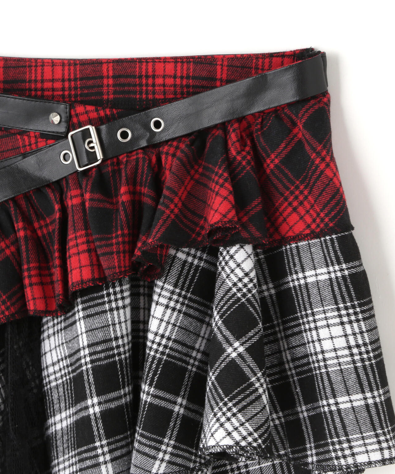 MAVYTH/メヴィス/CHECK WRAP SKIRT