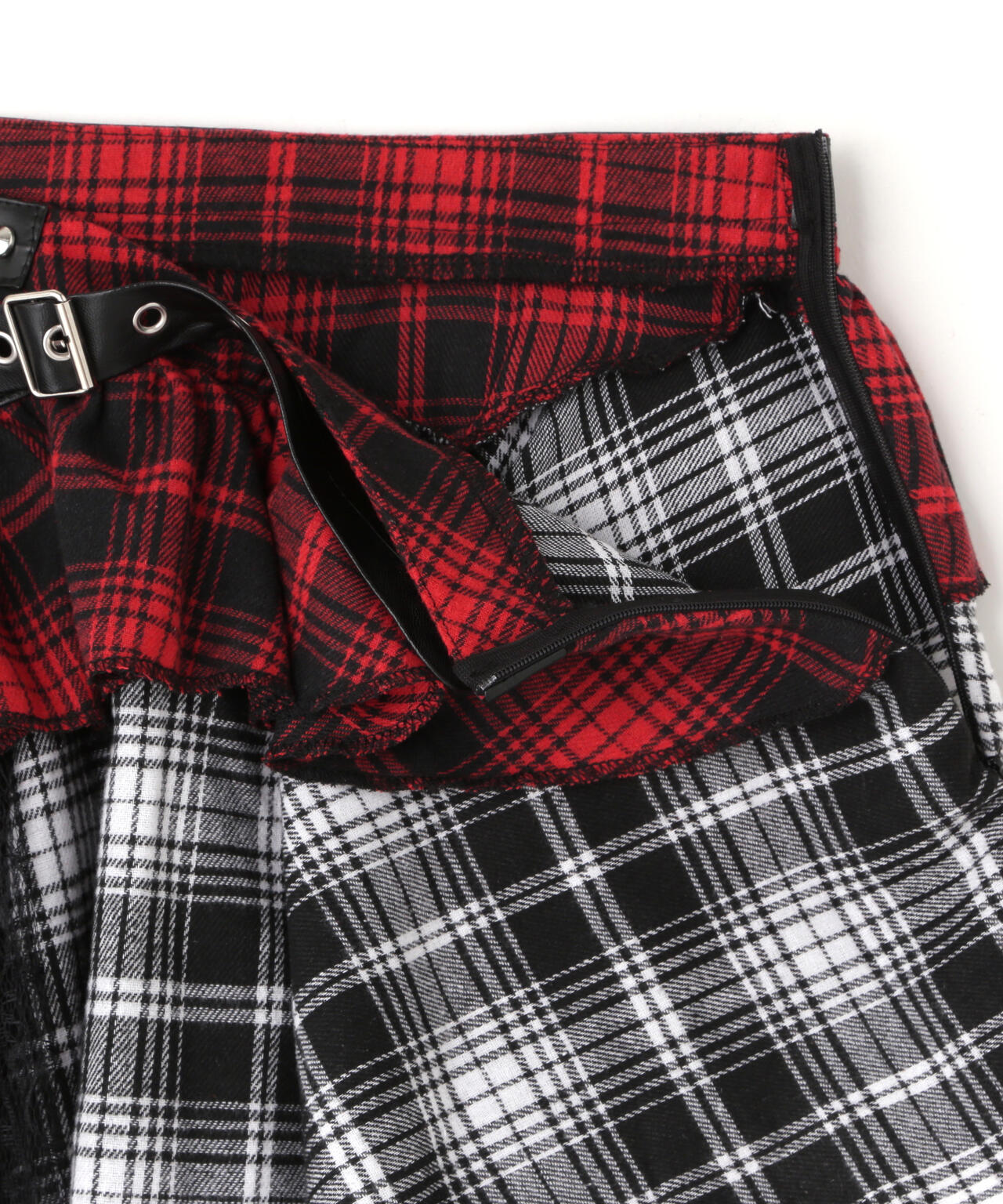 MAVYTH/メヴィス/CHECK WRAP SKIRT