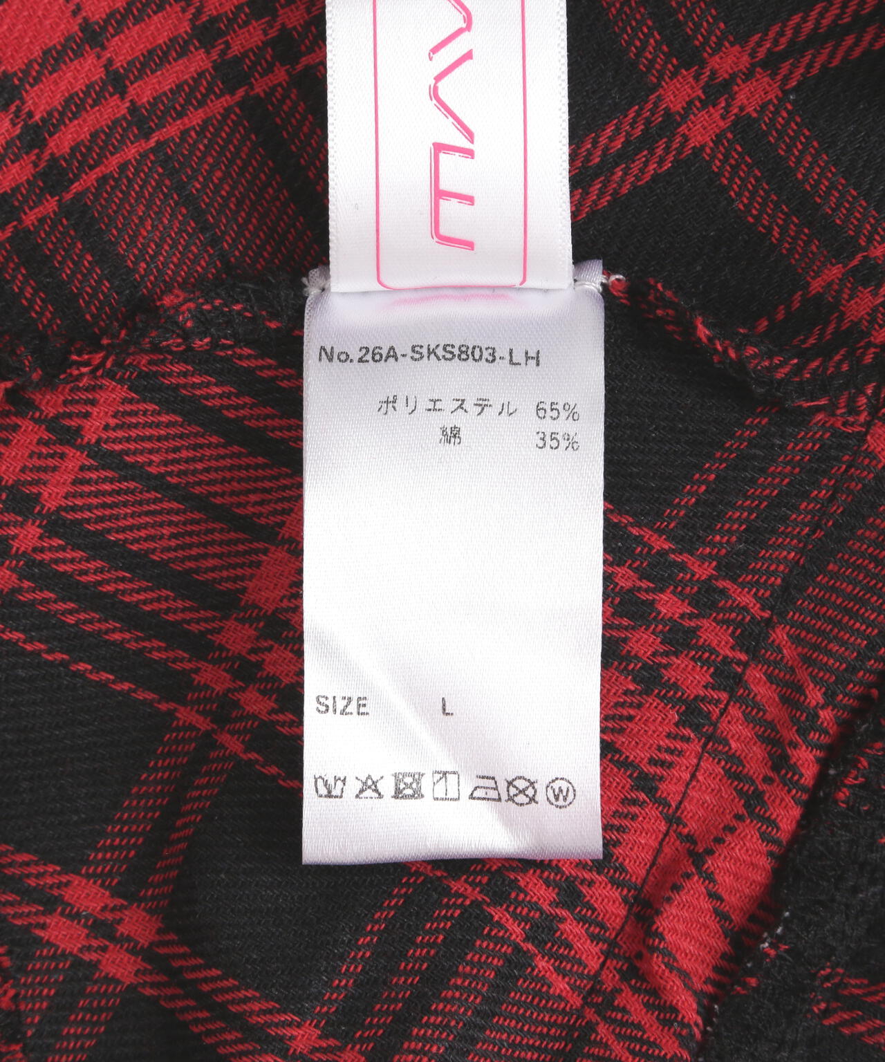 MAVYTH/メヴィス/CHECK WRAP SKIRT