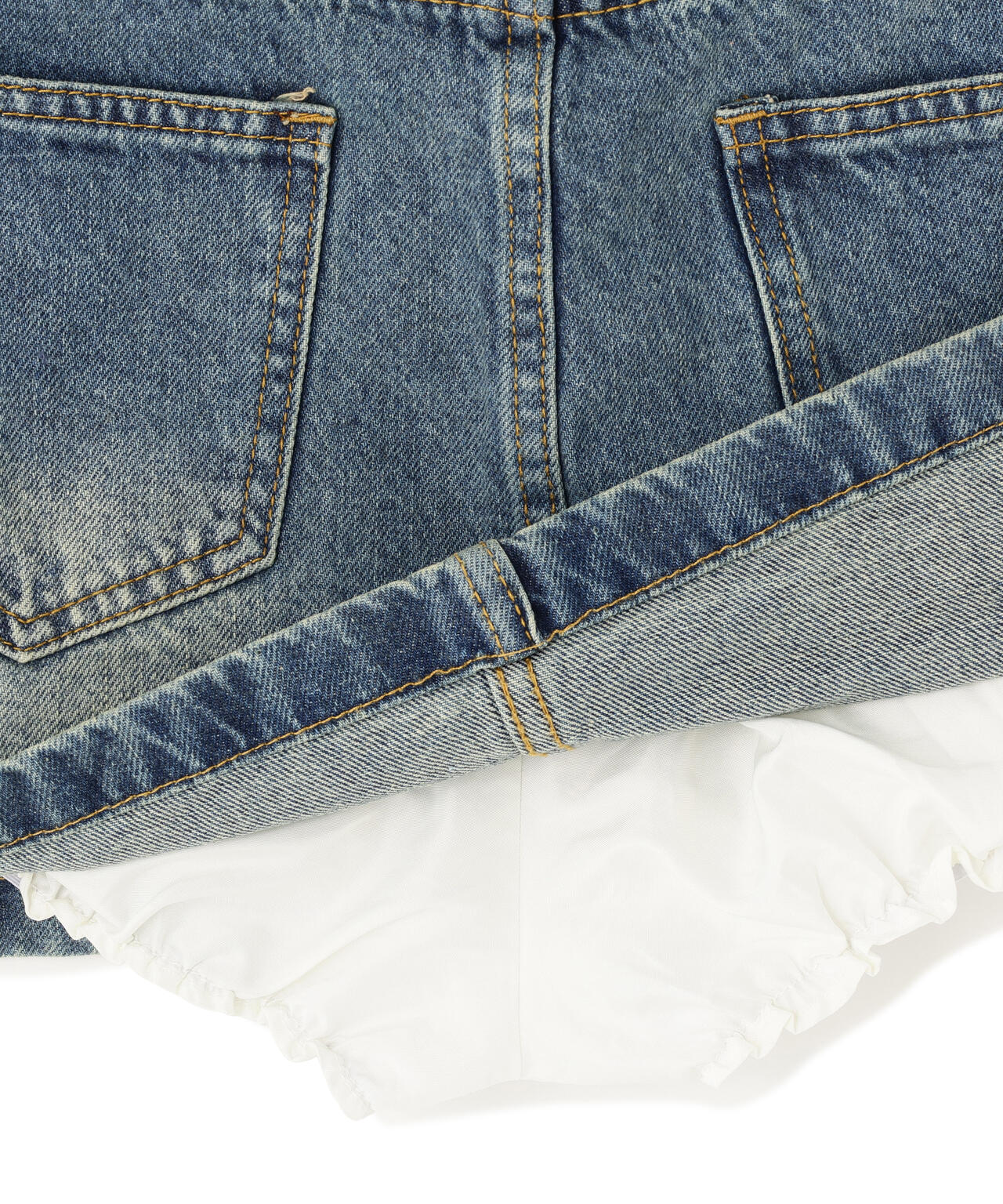 MAVYTH/メヴィス/DENIM SKIRT WITH LEG COVER