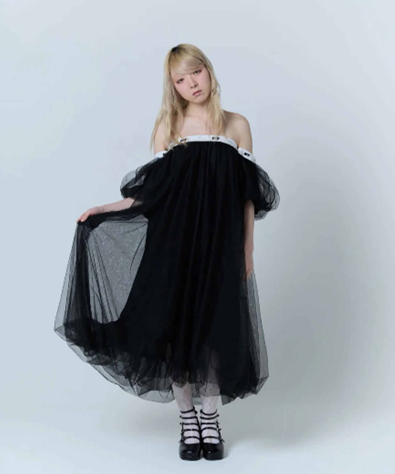 neith./ネイス/Tulle Bare Dress
