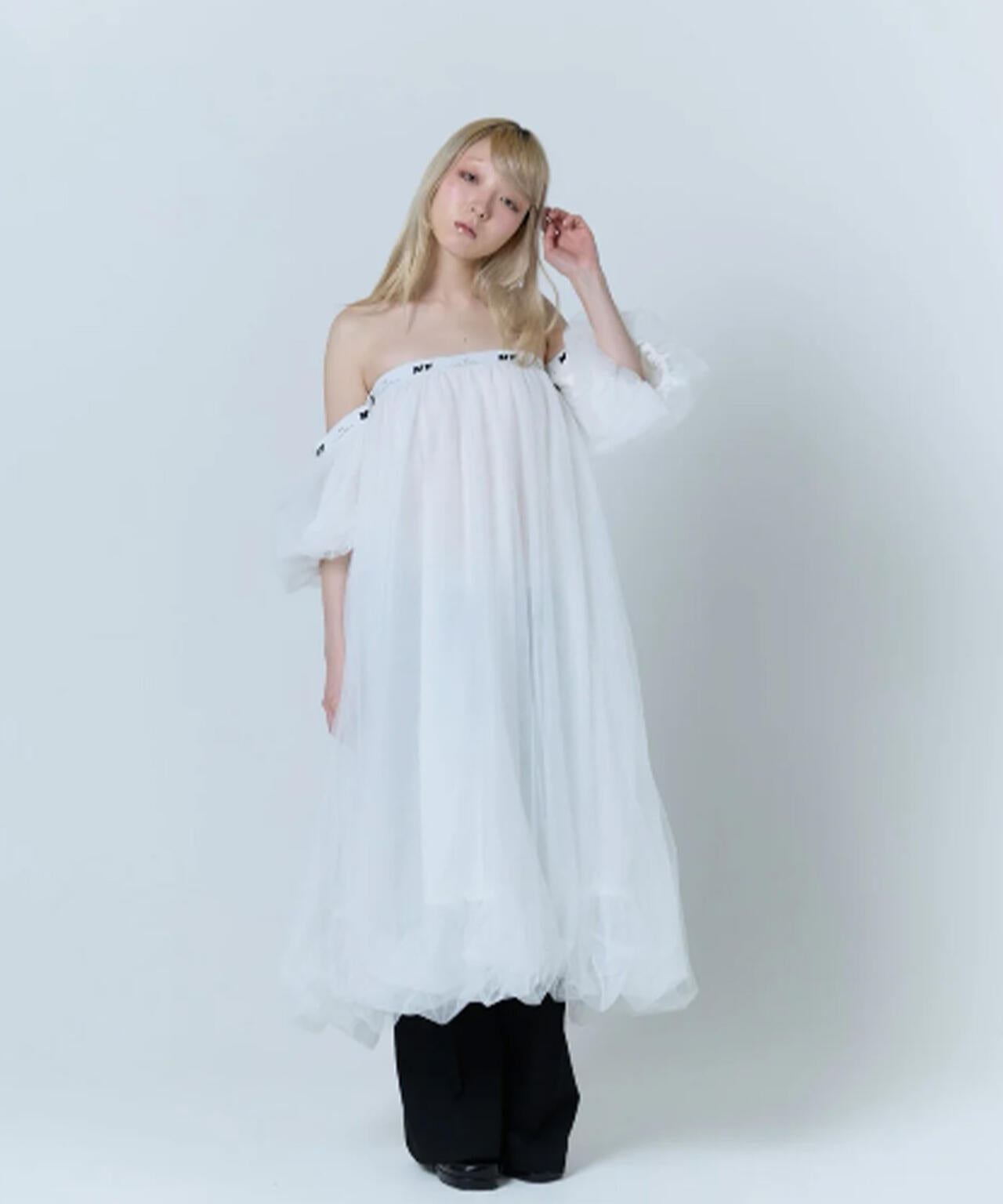 neith./ネイス/Tulle Bare Dress