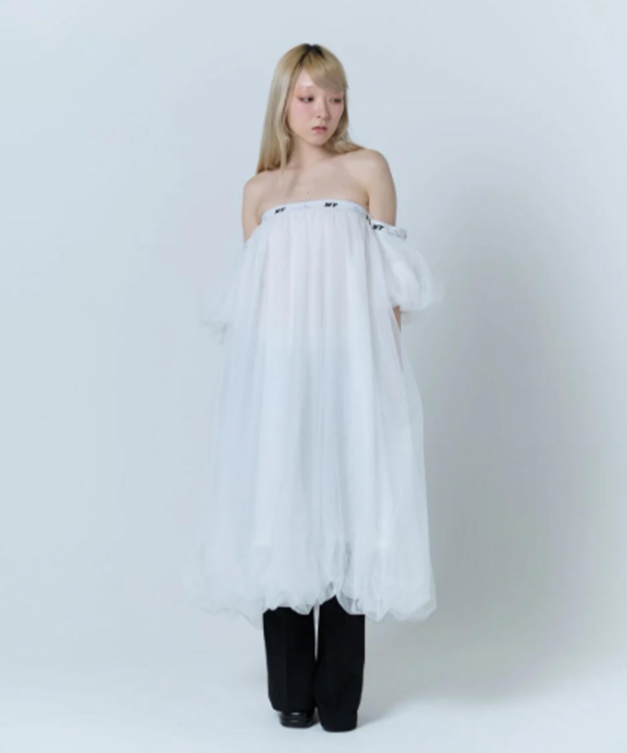 neith./ネイス/Tulle Bare Dress
