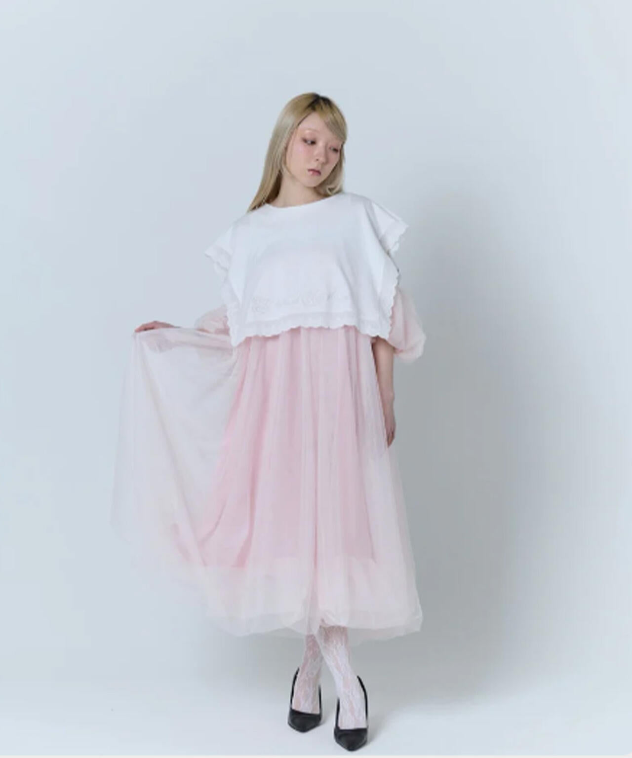 neith./ネイス/Tulle Bare Dress