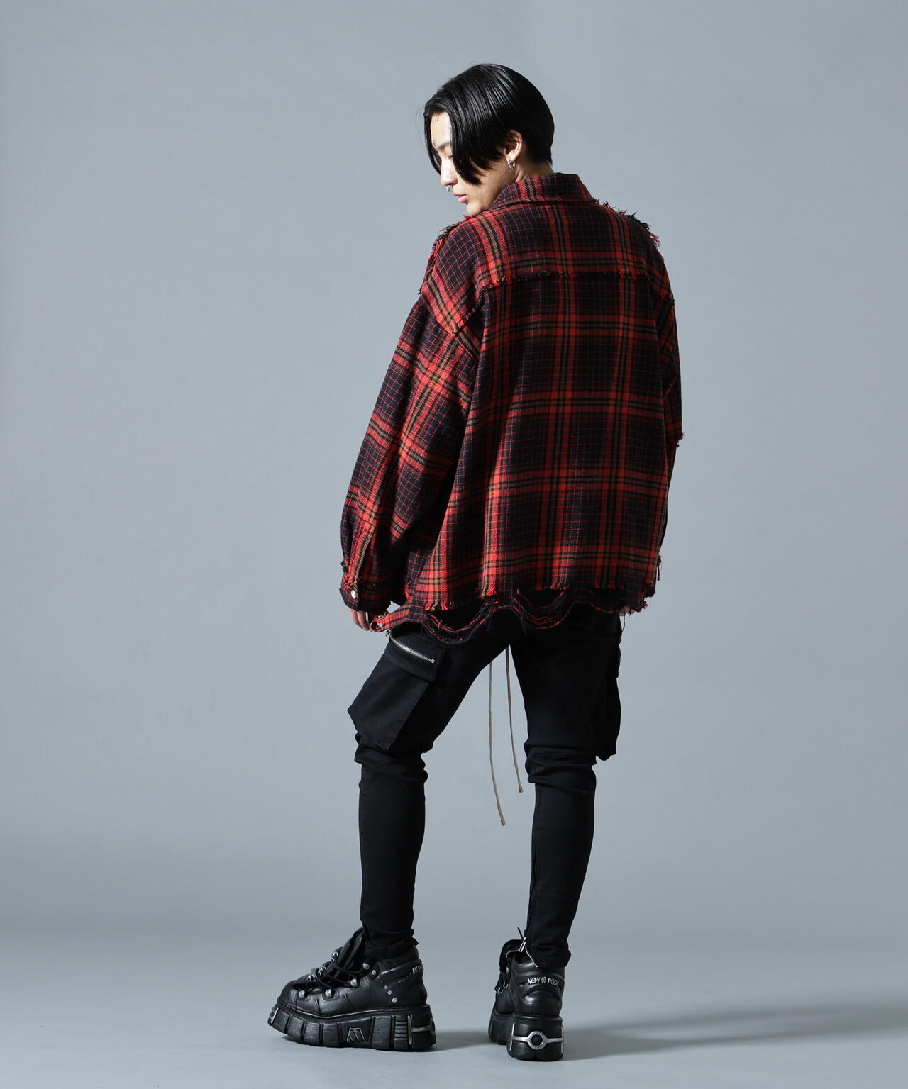 【WEB&DEPOT限定】DankeSchon/ダンケシェーン/FLANNEL DAMAGE SHIRTS