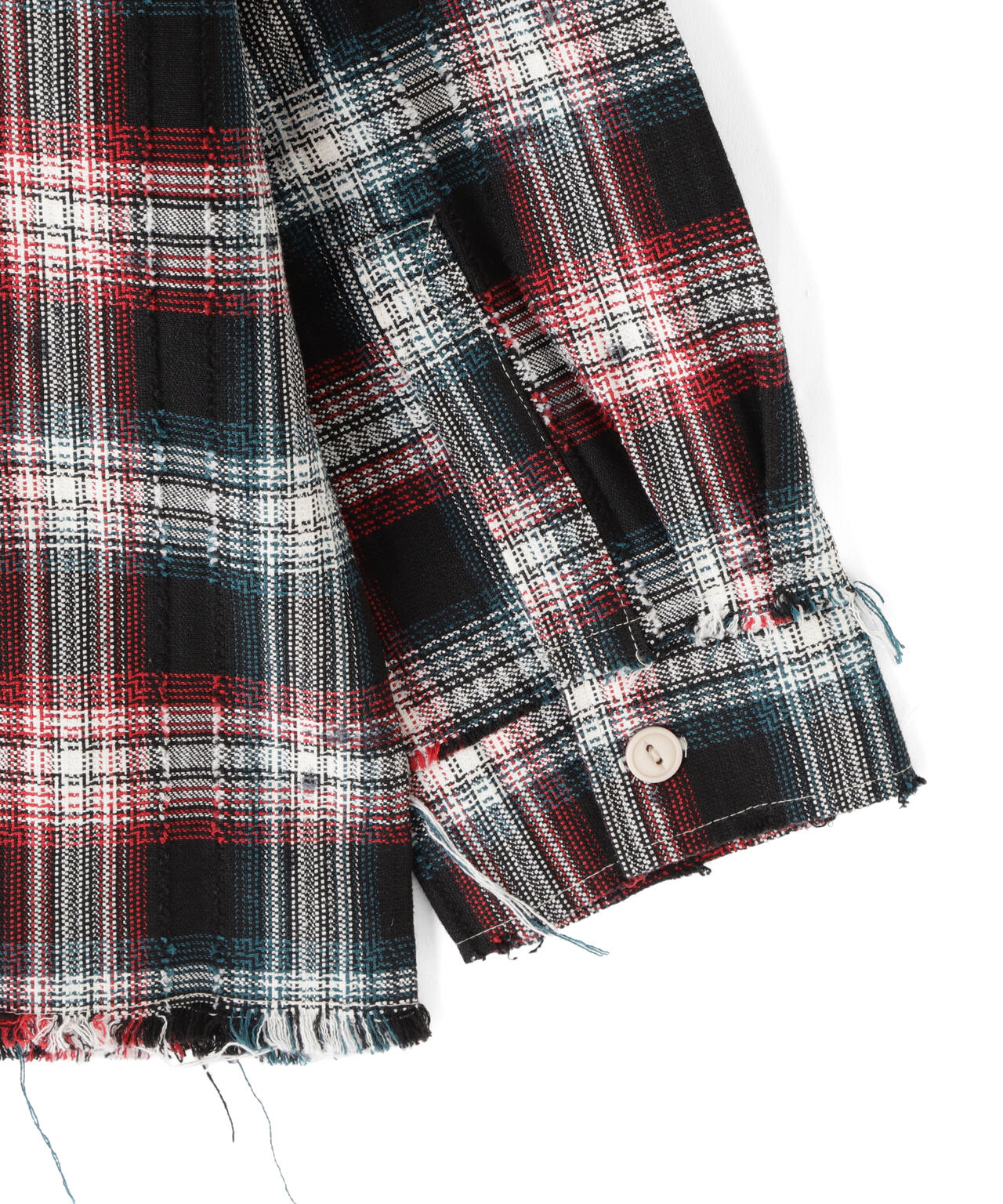 DankeSchon/ダンケシェーン/FLANNEL DAMAGE SHIRTS DOBBY
