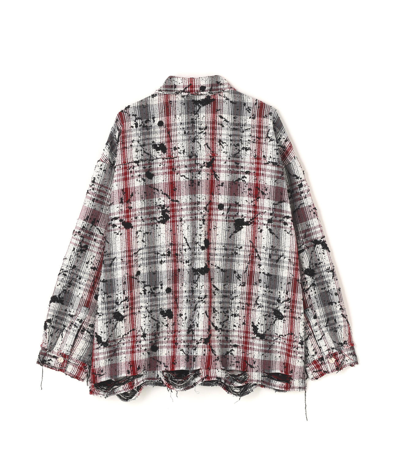 DankeSchon/ダンケシェーン/FLANNEL DAMAGE SHIRTS GRIME