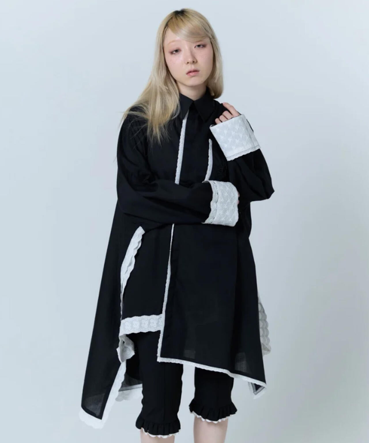 neith./ネイス/Handkerchief Shirt Dress