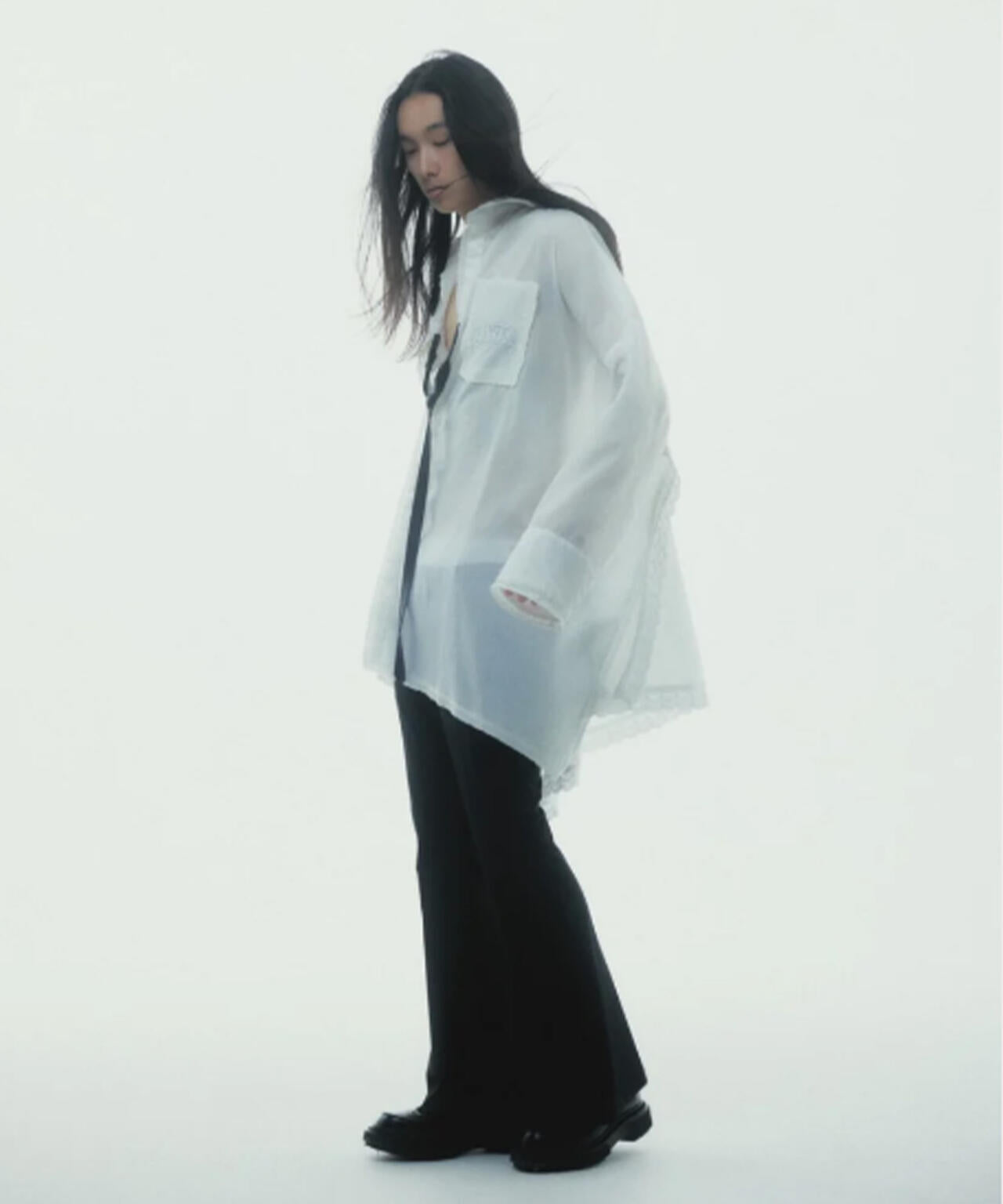 neith./ネイス/Handkerchief Shirt Dress