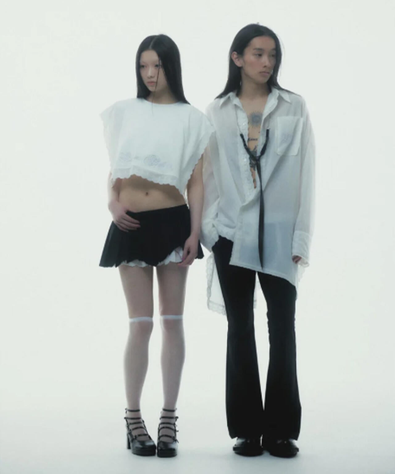 neith./ネイス/Handkerchief Shirt Dress