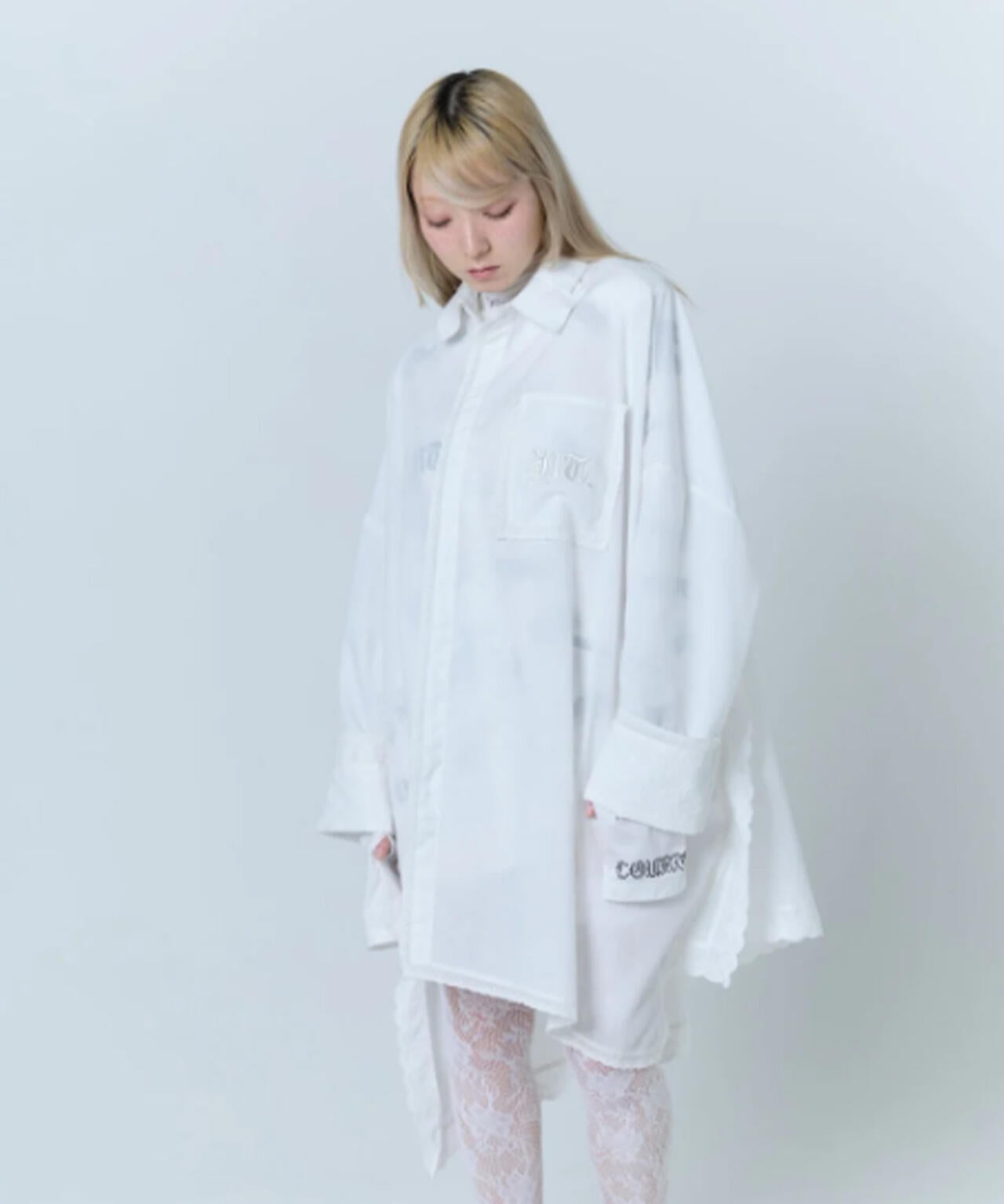 neith./ネイス/Handkerchief Shirt Dress