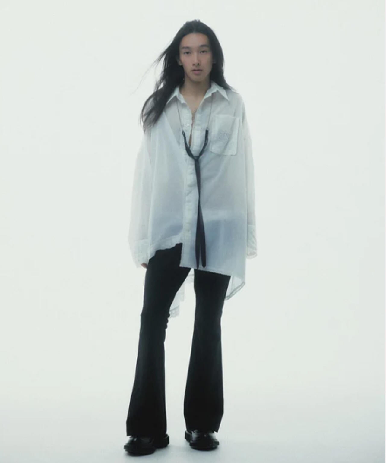 neith./ネイス/Handkerchief Shirt Dress