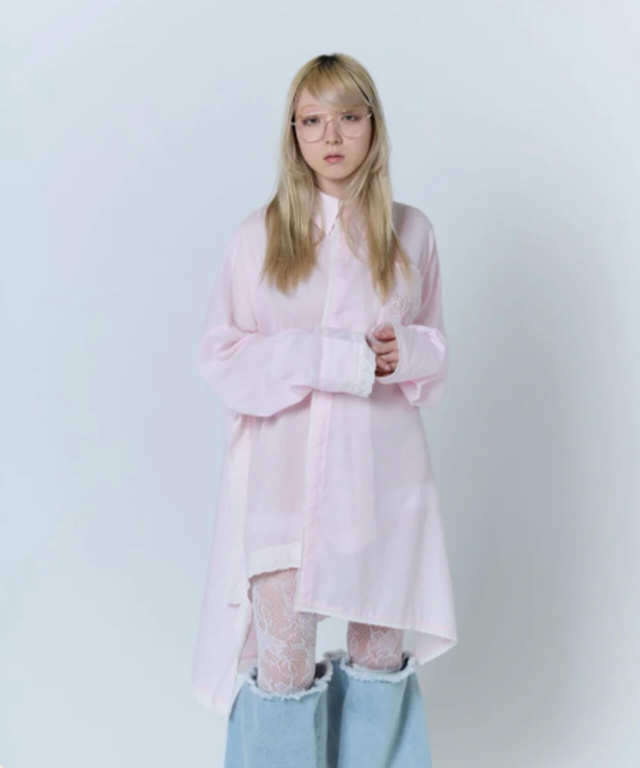 neith./ネイス/Handkerchief Shirt Dress