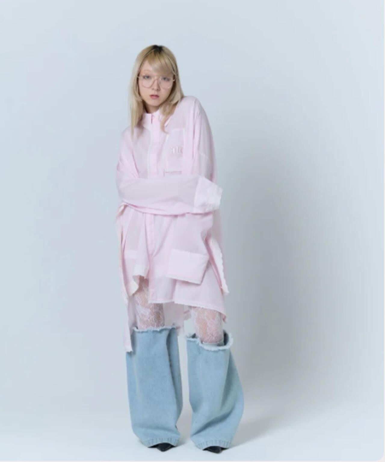 neith./ネイス/Handkerchief Shirt Dress