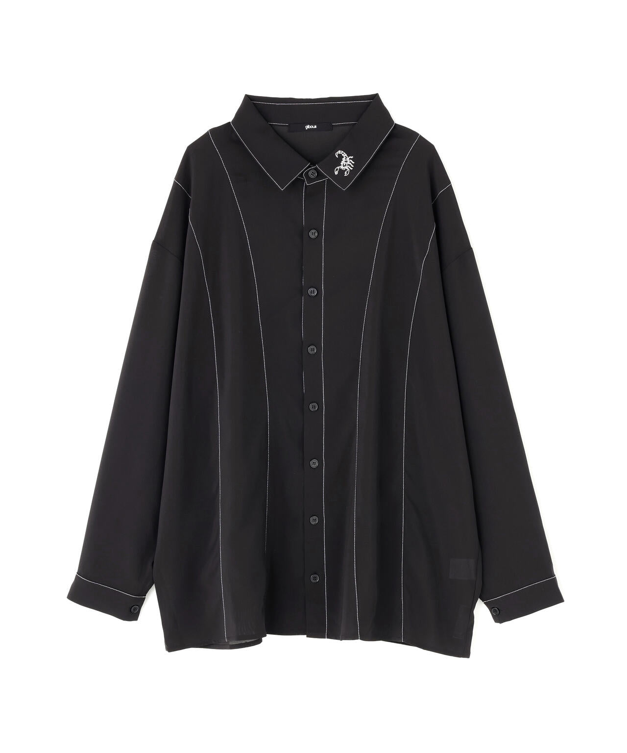 gibous/ギボス/Sheer Stitch Scorpion Shirt
